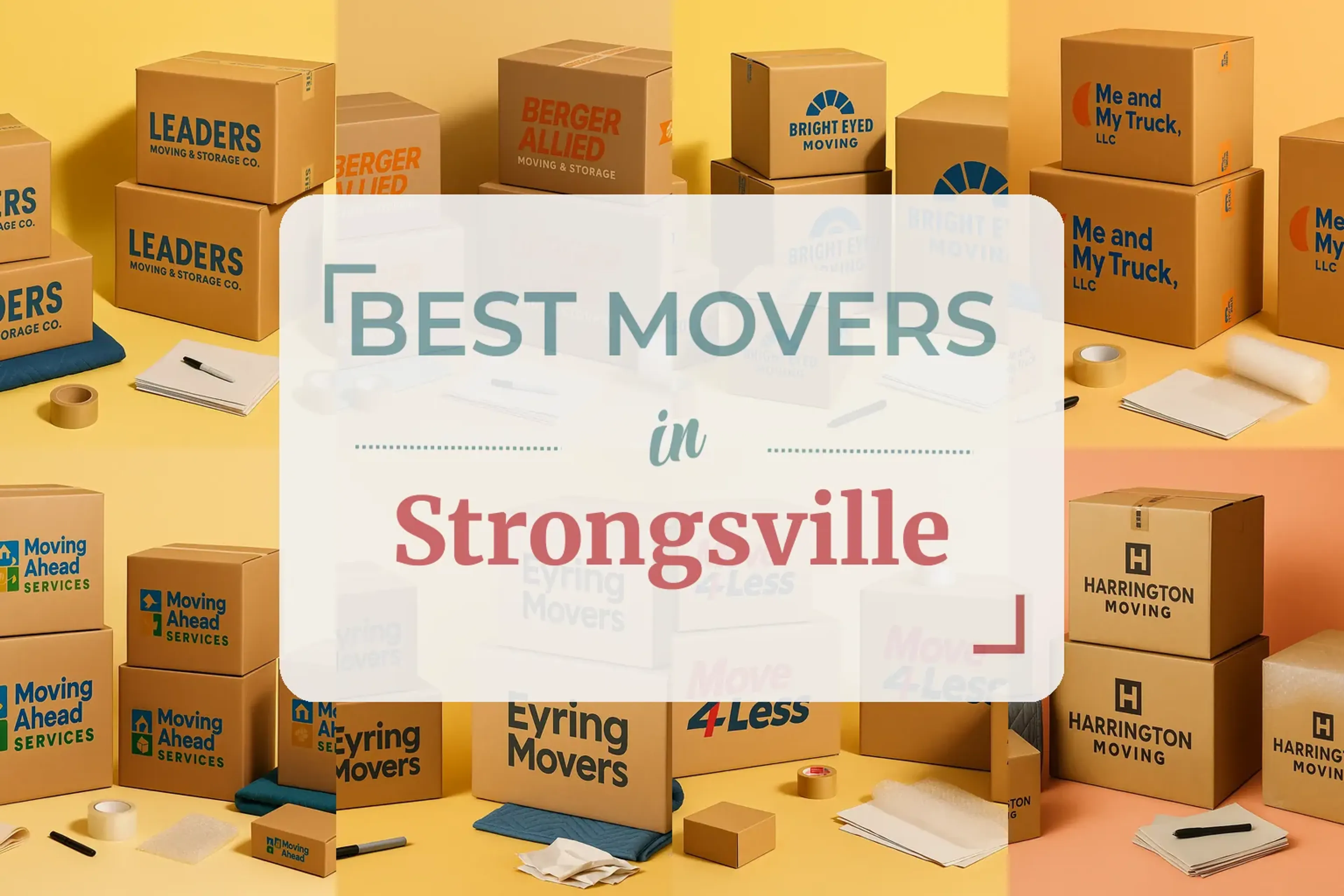 Side-by-side comparison of Strongsville moving companies