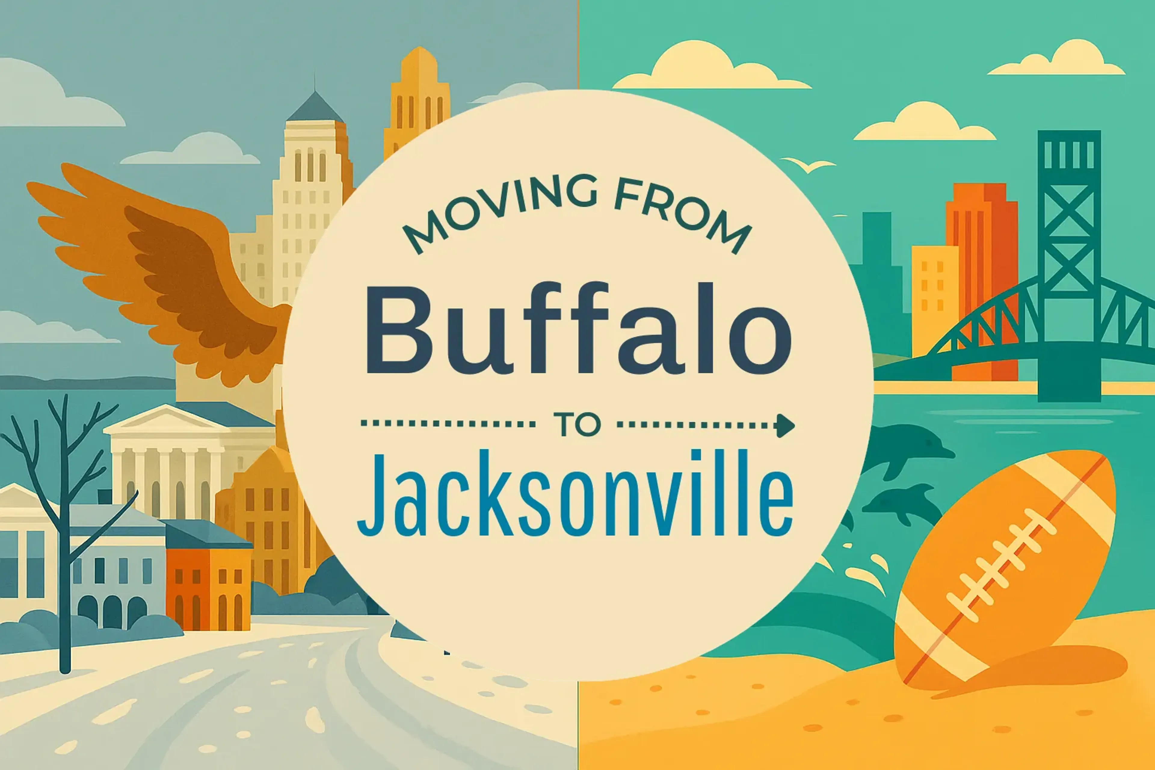Side-by-side comparison of Buffalo to Jacksonville moving companies