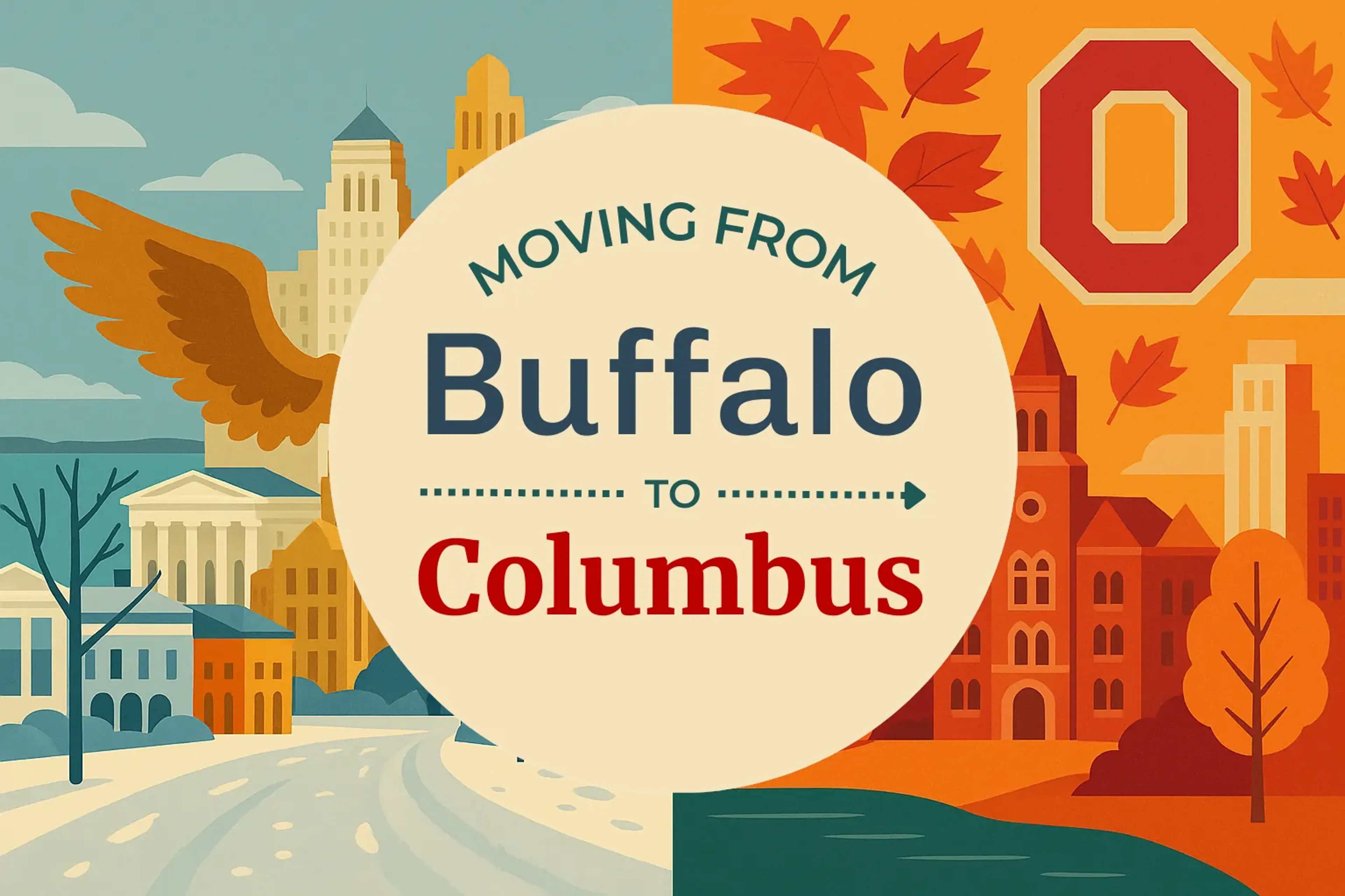 Side-by-side comparison of Buffalo to Columbus moving companies