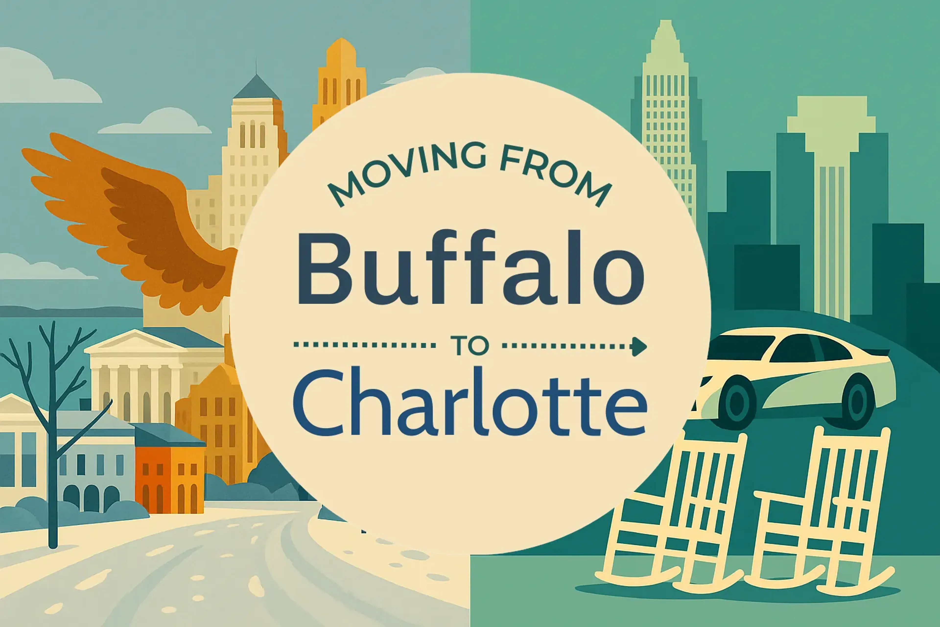 Side-by-side comparison of Buffalo to Charlotte moving companies