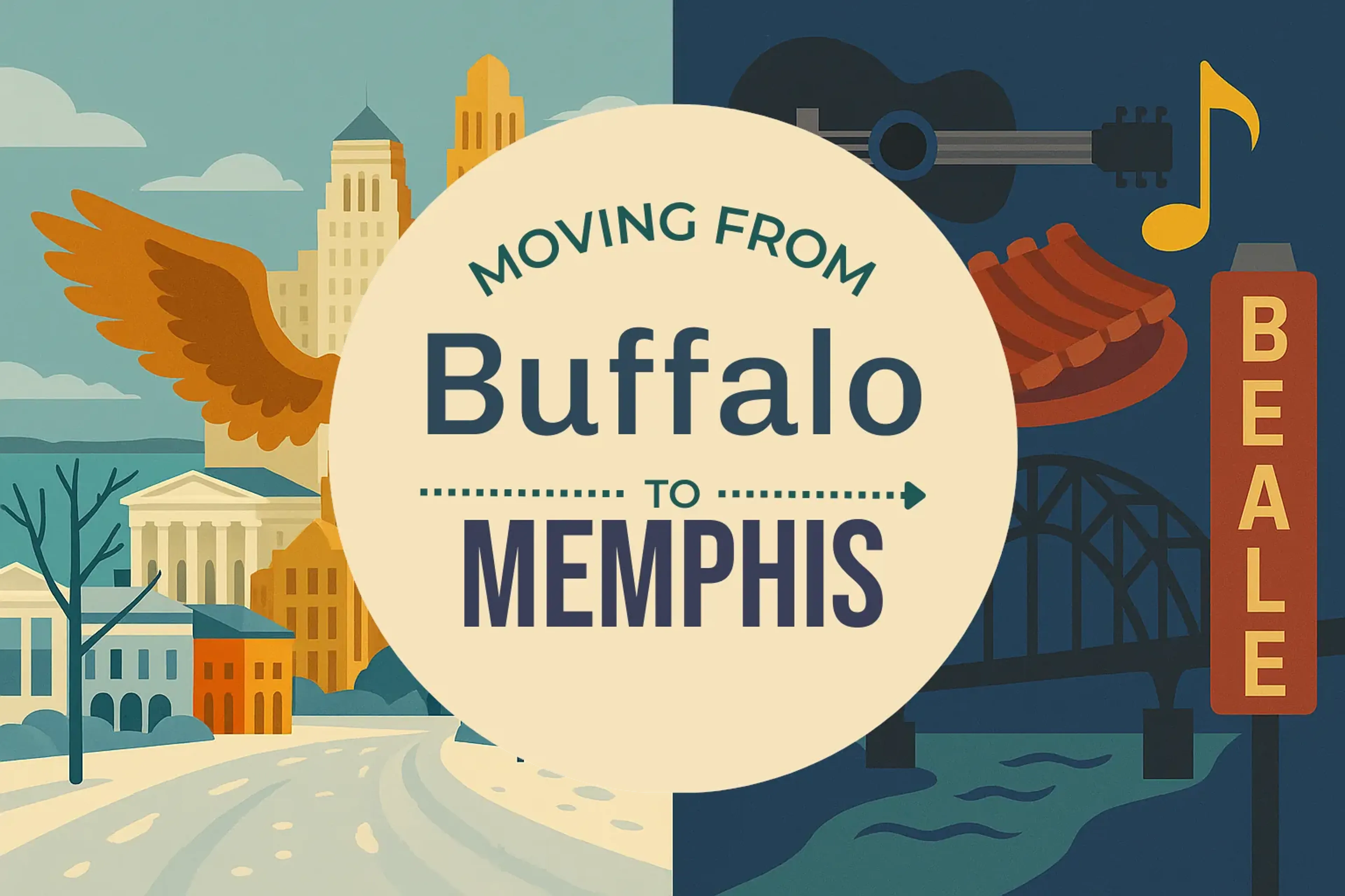 Side-by-side comparison of Buffalo to Memphis moving companies