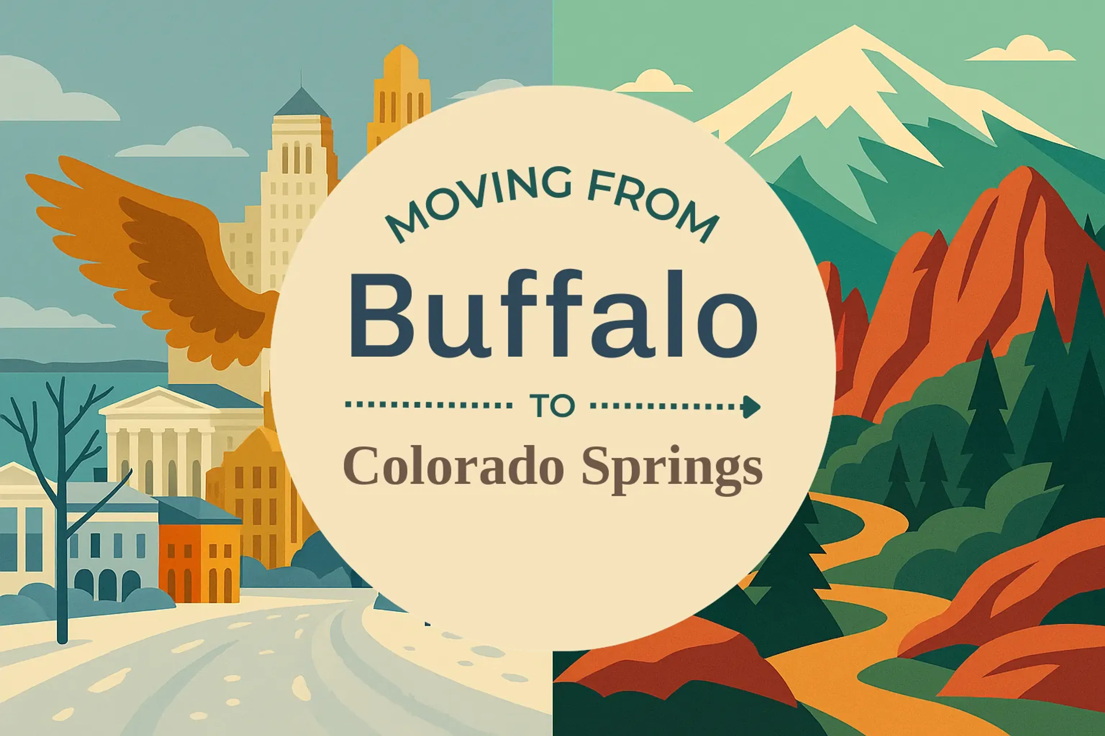 Side-by-side comparison of Buffalo to Colorado Springs moving companies