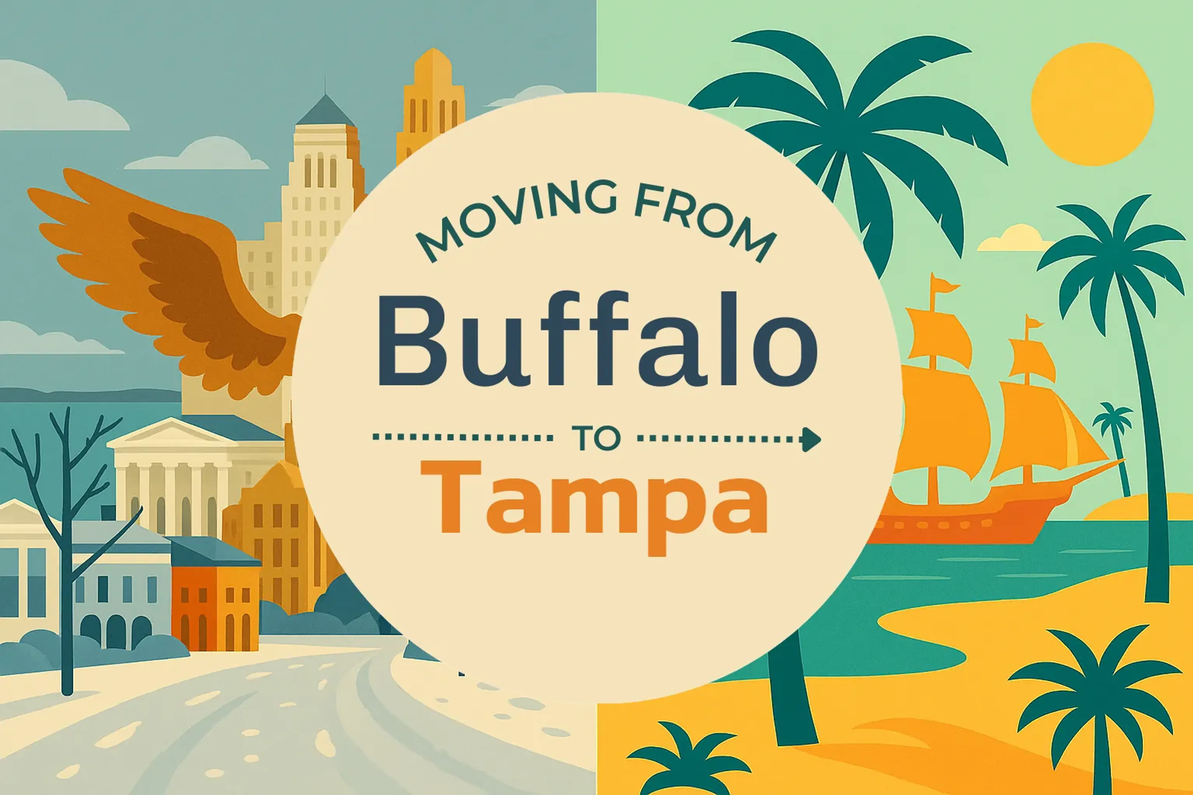 Side-by-side comparison of Buffalo to Tampa moving companies
