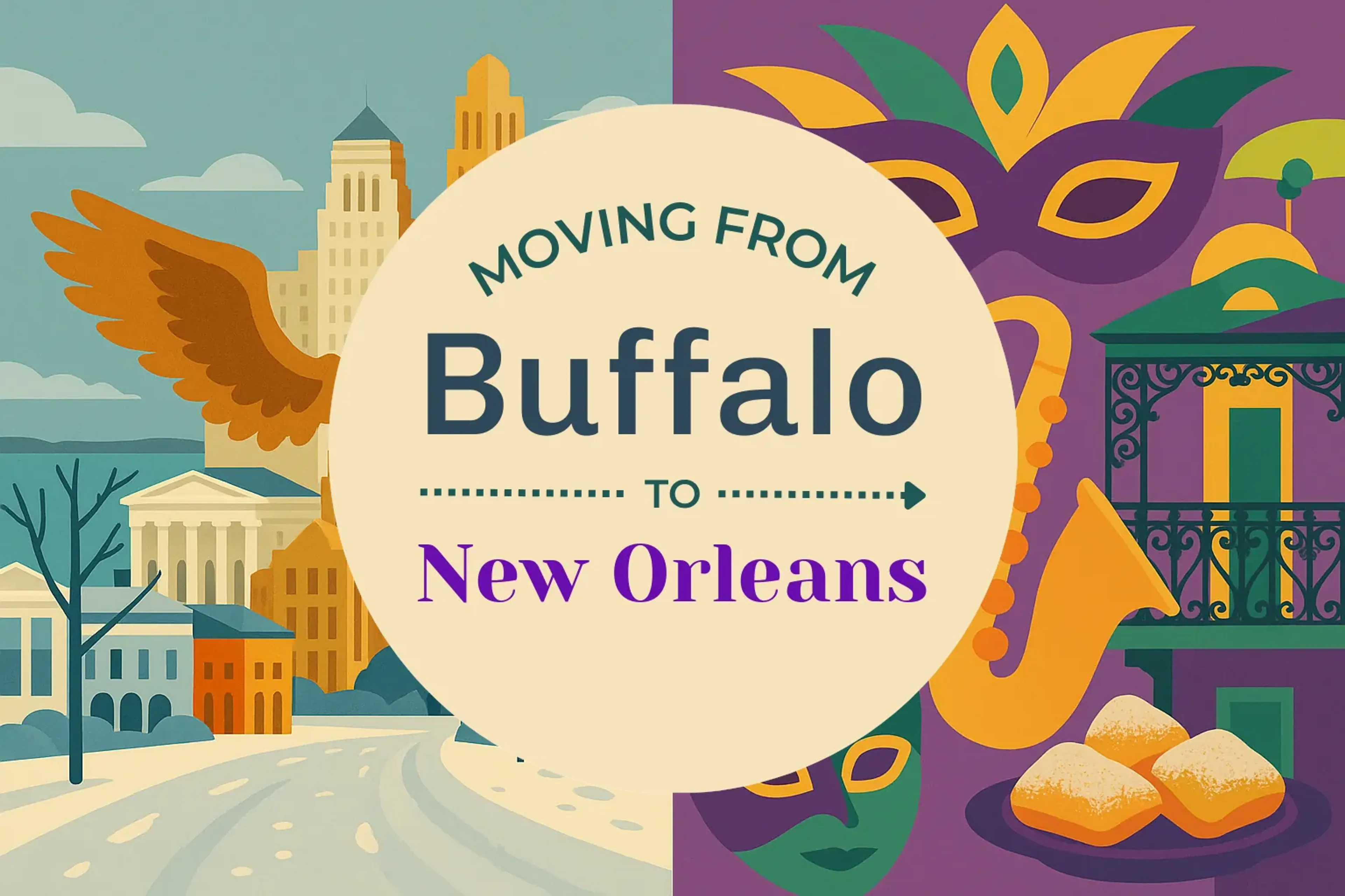 Side-by-side comparison of Buffalo to New Orleans moving companies
