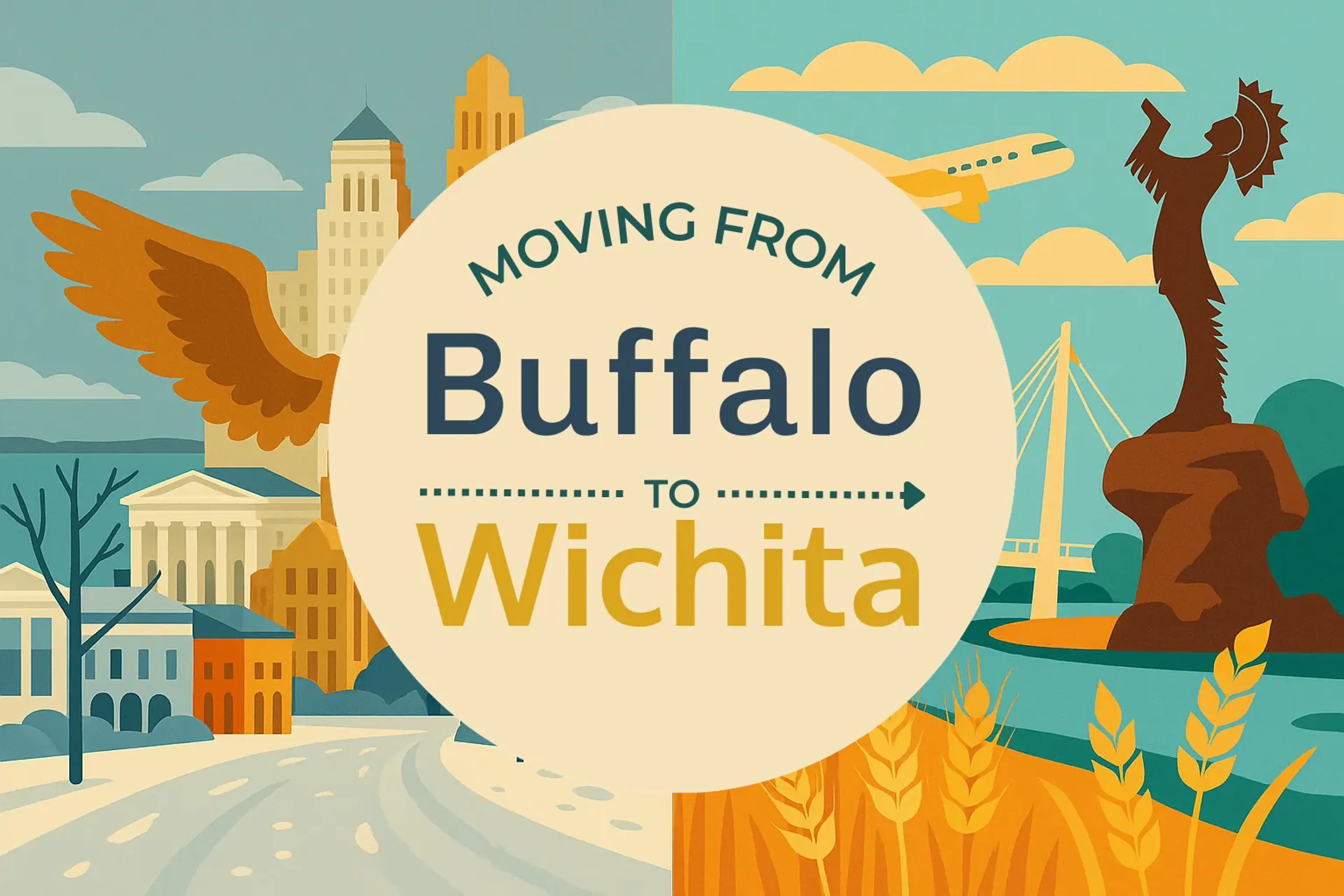 Side-by-side comparison of Buffalo to Wichita moving companies