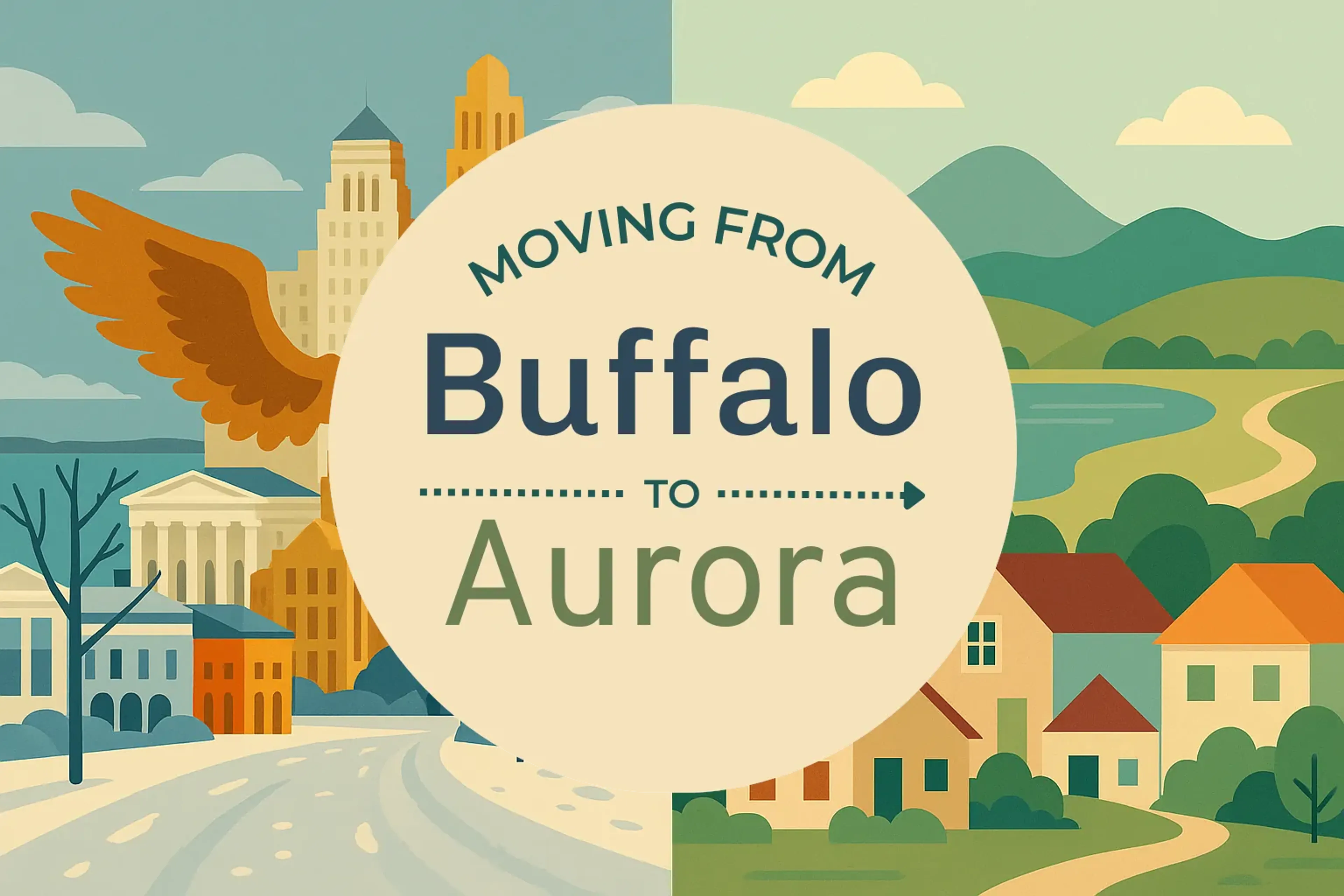 Side-by-side comparison of Buffalo to Aurora moving companies