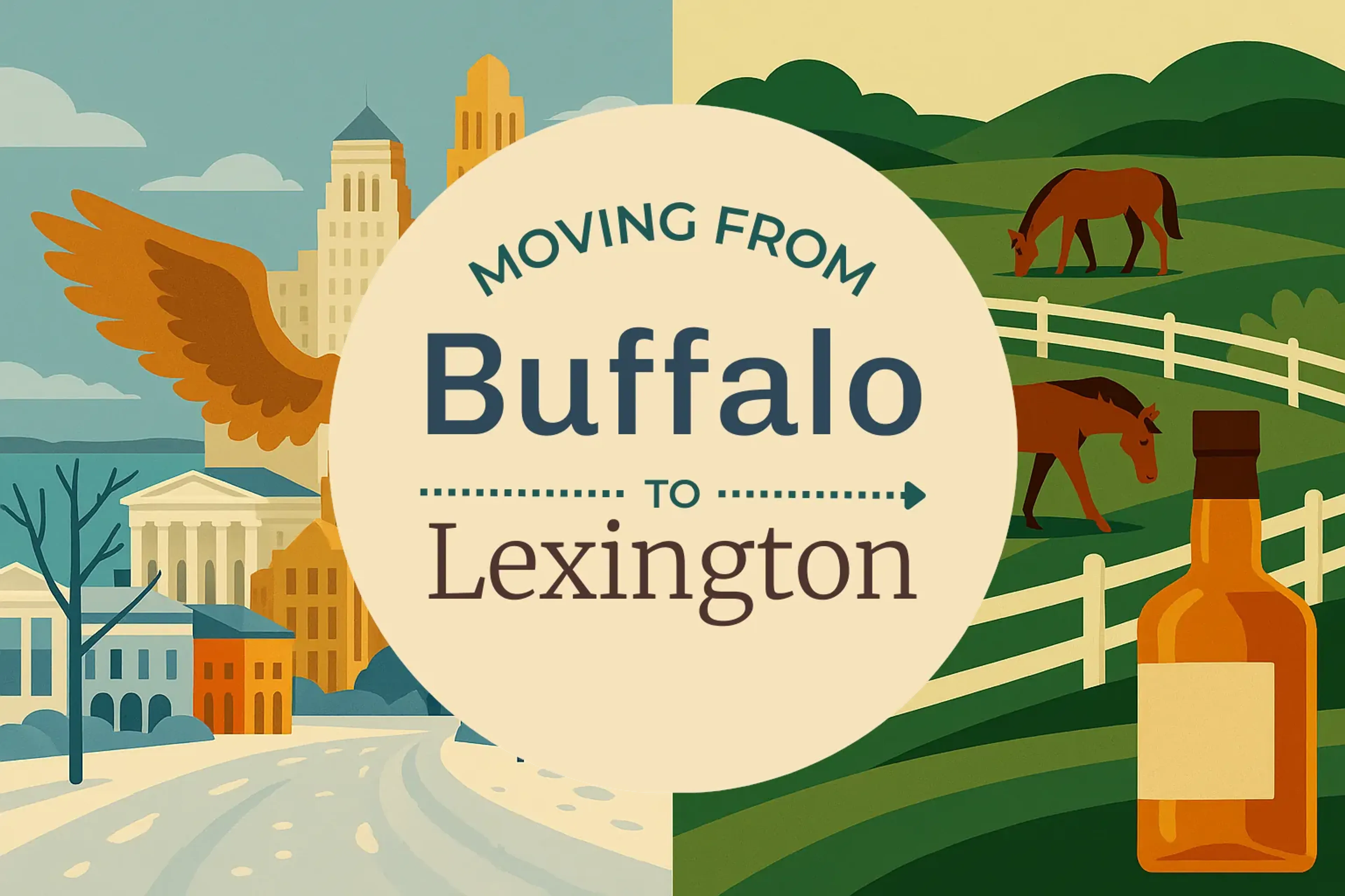 Side-by-side comparison of Buffalo to Lexington moving companies