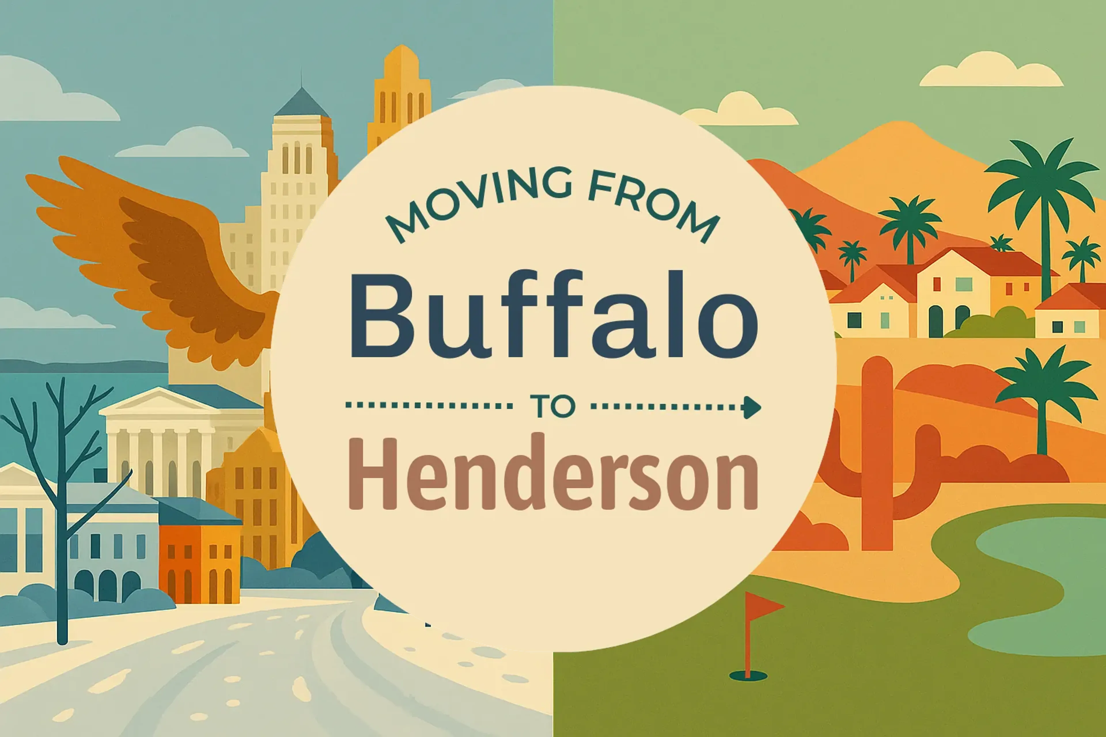 Side-by-side comparison of Buffalo to Henderson moving companies