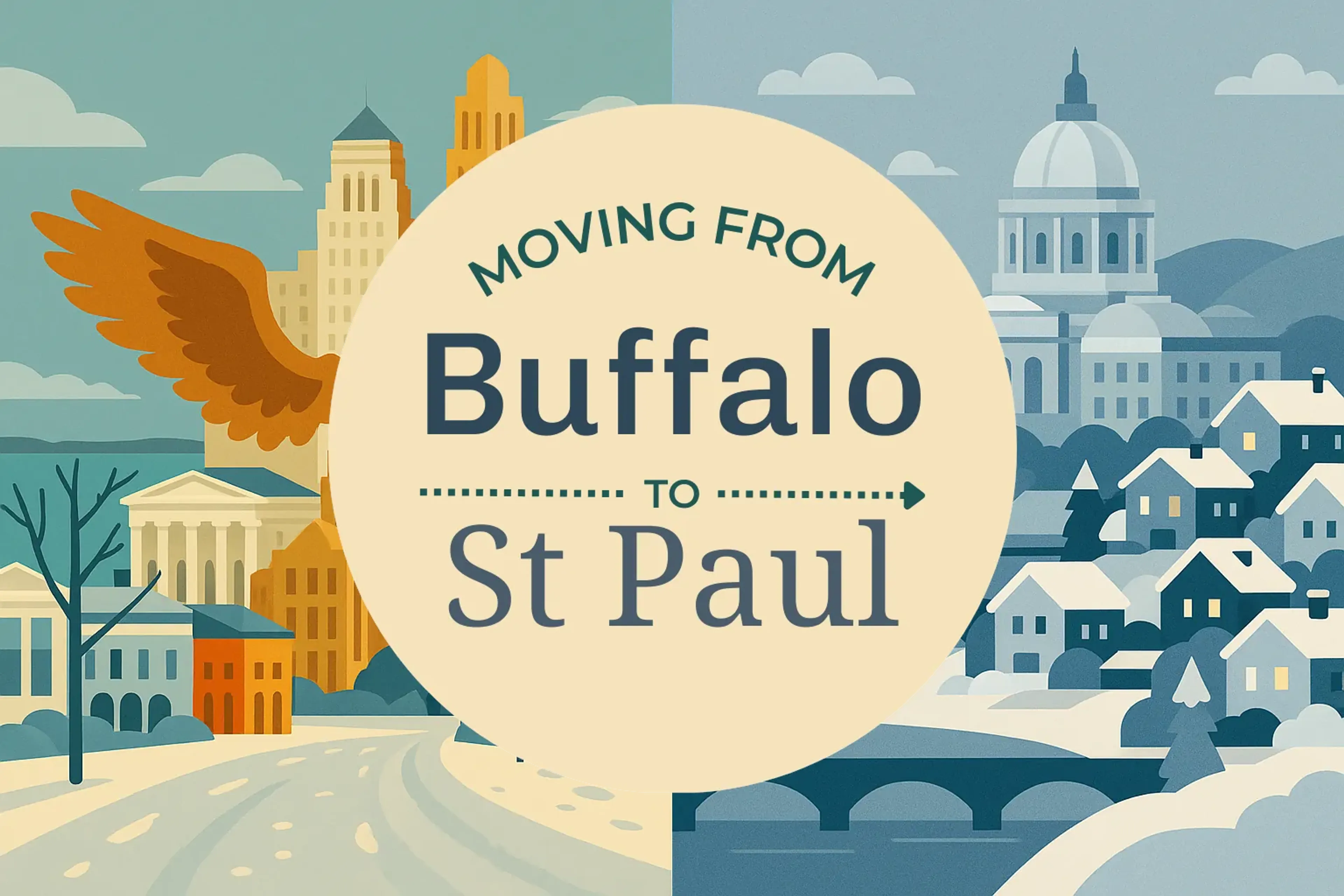 Side-by-side comparison of Buffalo to St. Paul moving companies