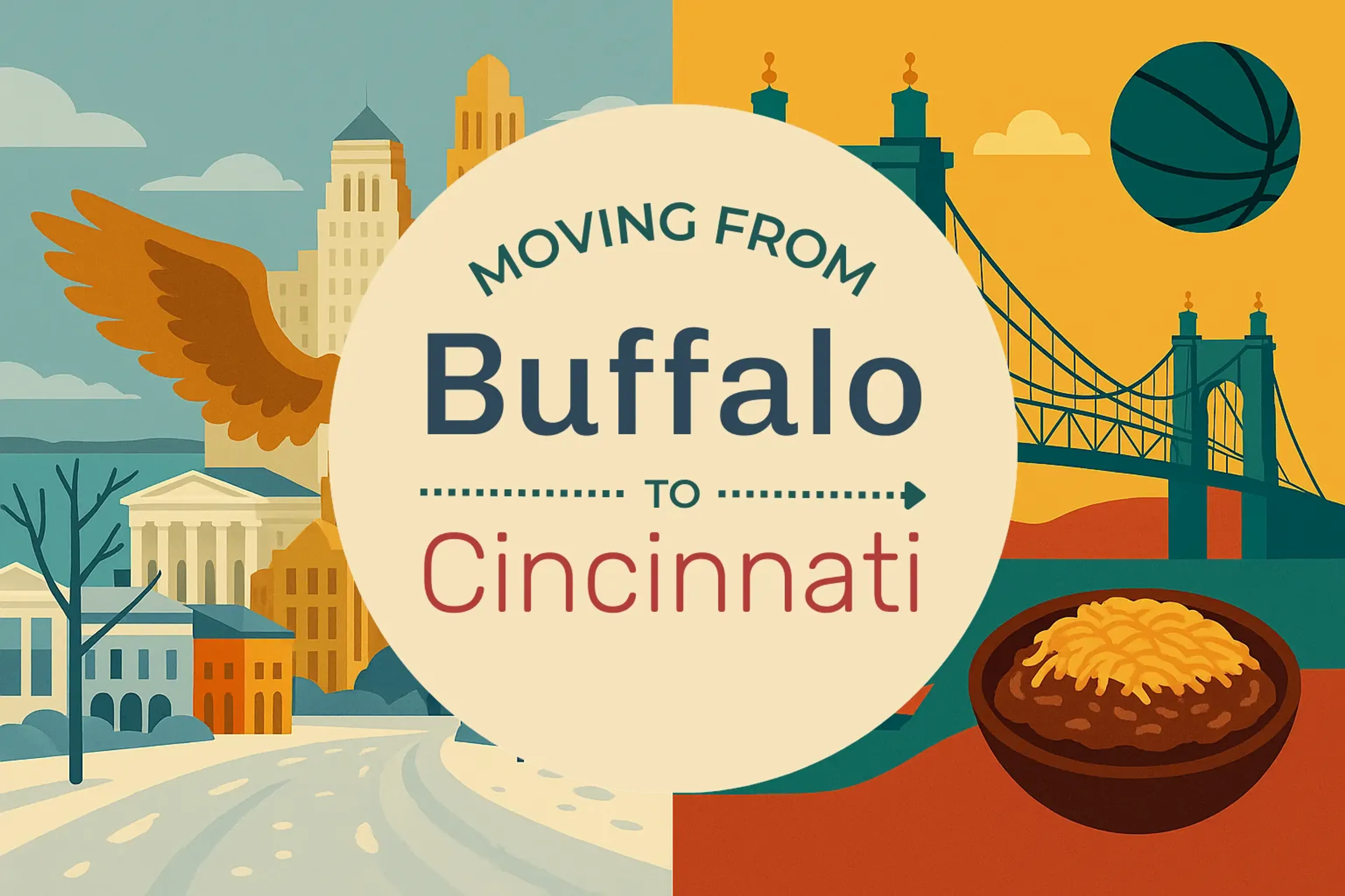 Side-by-side comparison of Buffalo to Cincinnati moving companies