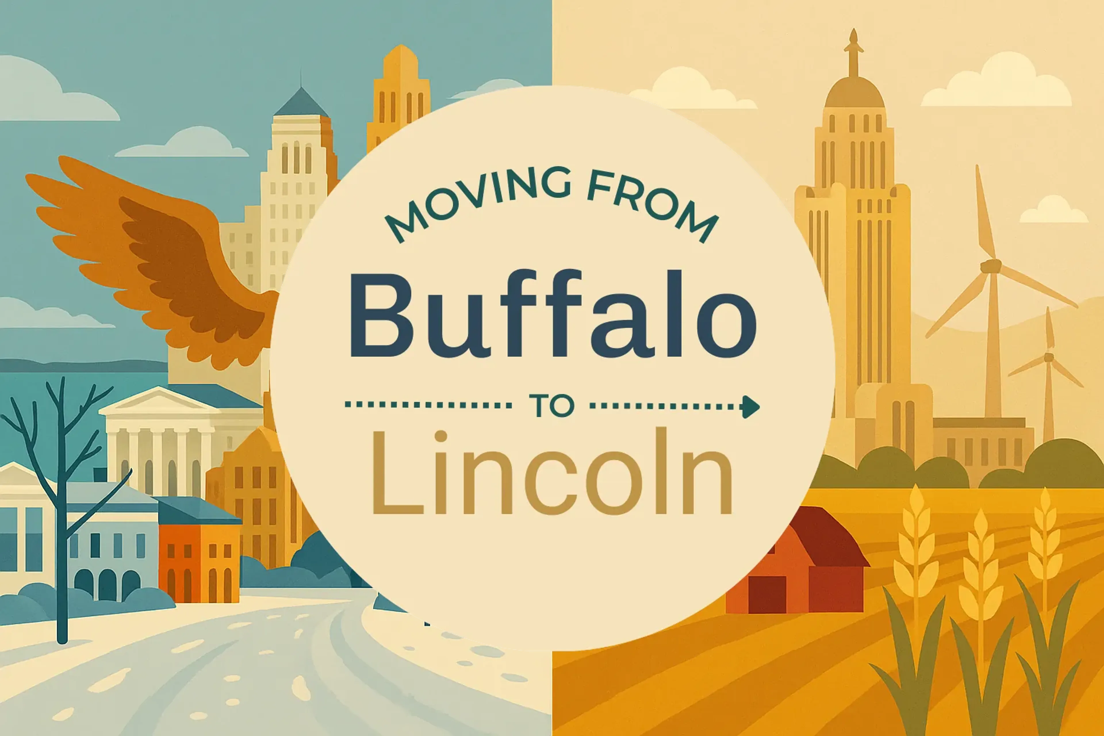 Side-by-side comparison of Buffalo to Lincoln moving companies