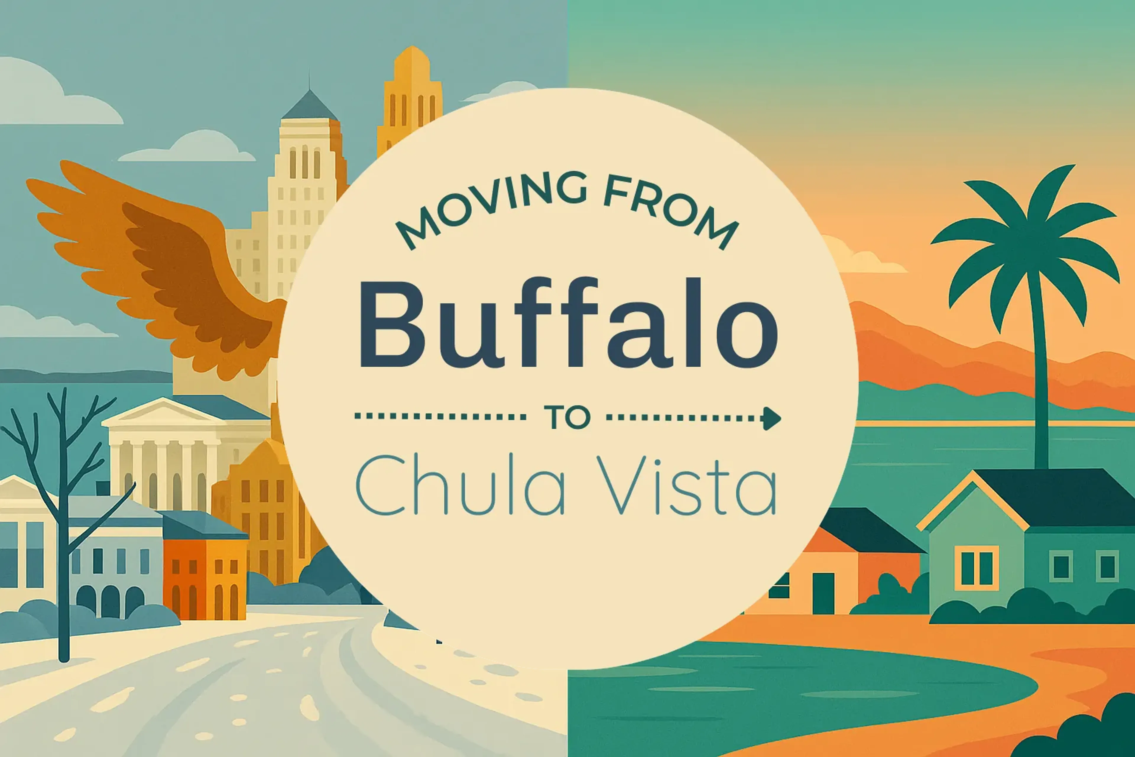 Side-by-side comparison of Buffalo to Chula Vista moving companies