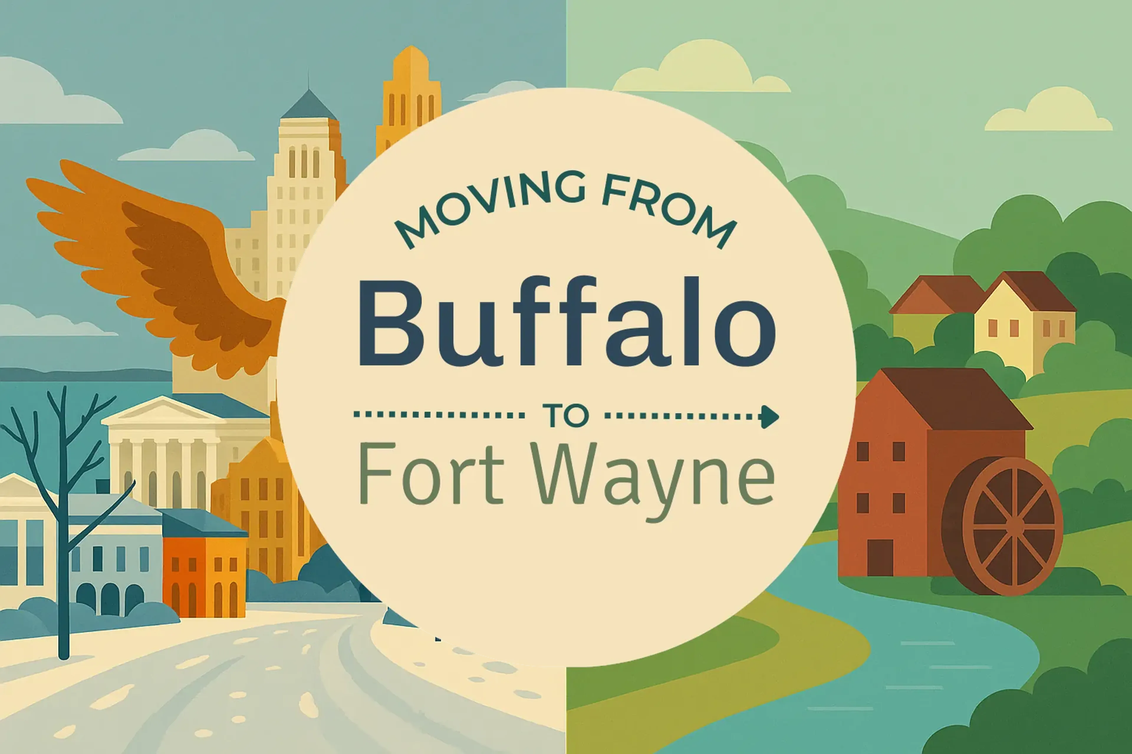Side-by-side comparison of Buffalo to Fort Wayne moving companies