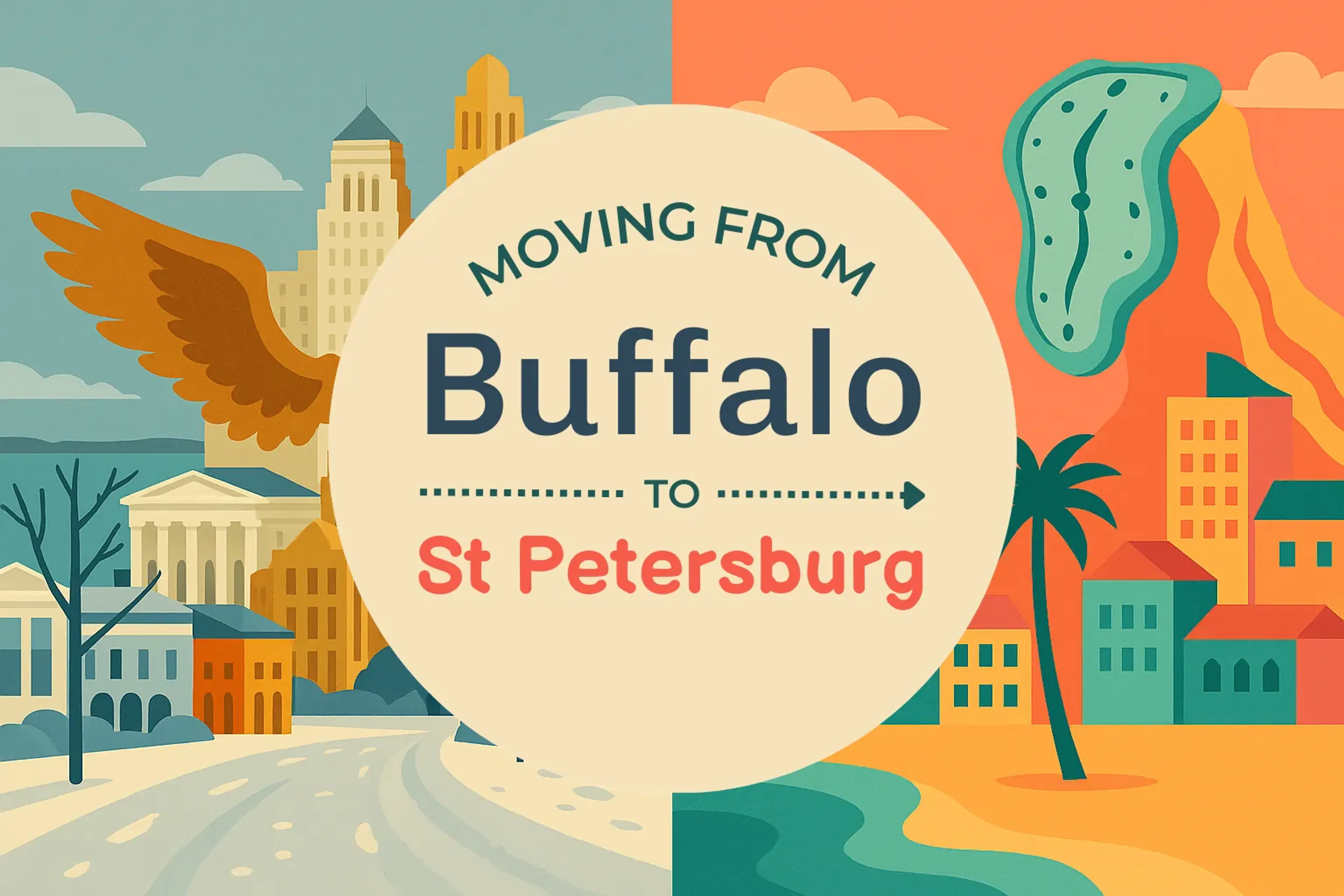 Side-by-side comparison of Buffalo to St. Petersburg moving companies