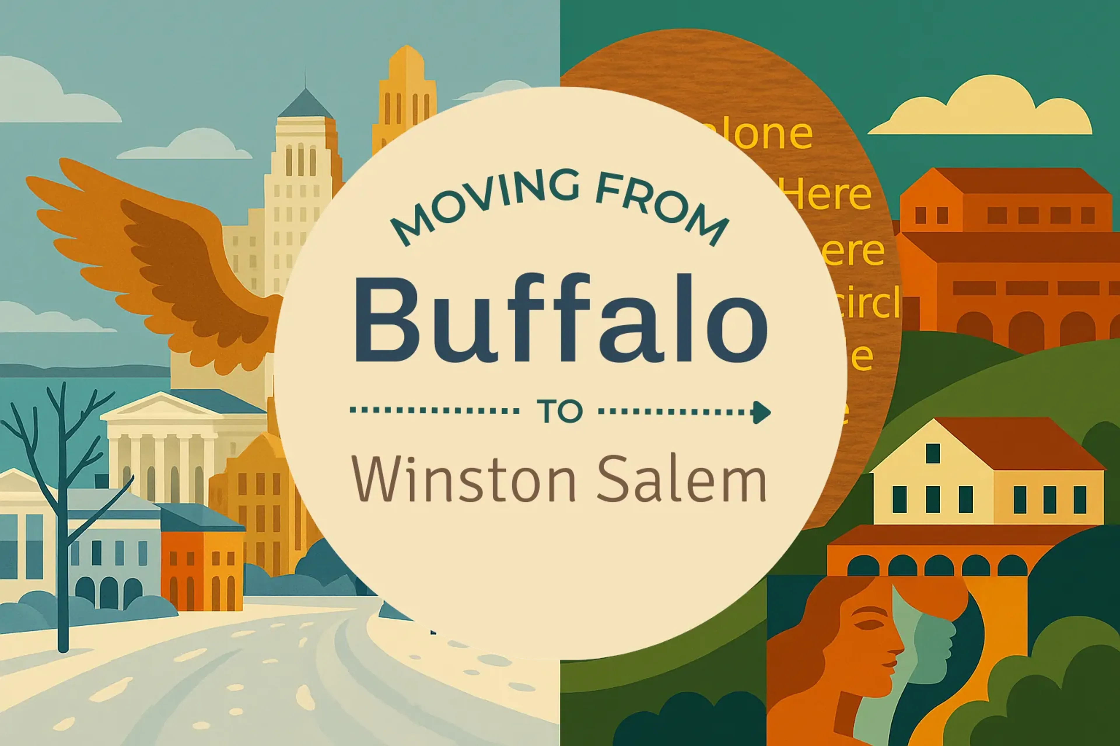 Side-by-side comparison of Buffalo to Winston Salem moving companies