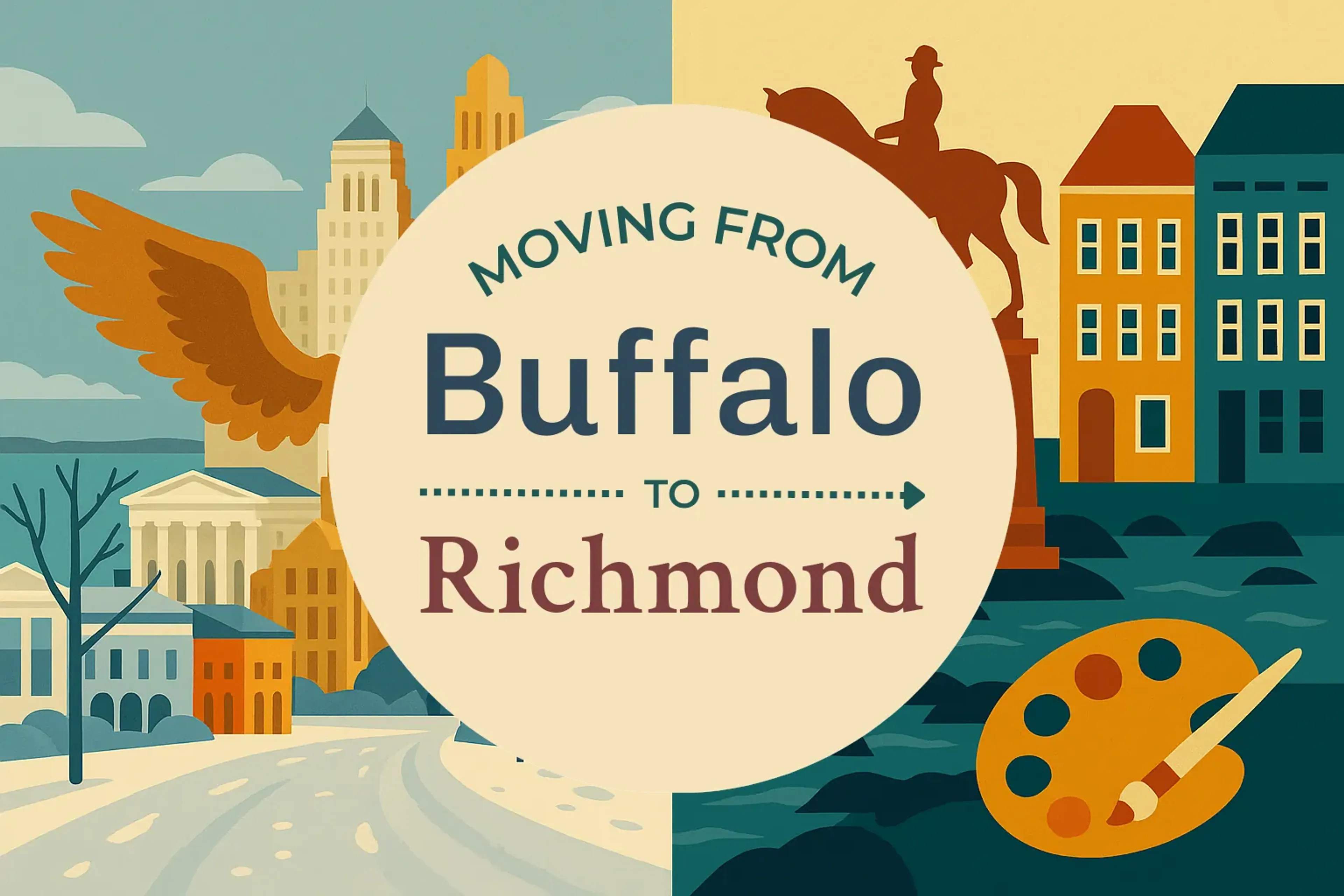 Side-by-side comparison of Buffalo to Richmond moving companies