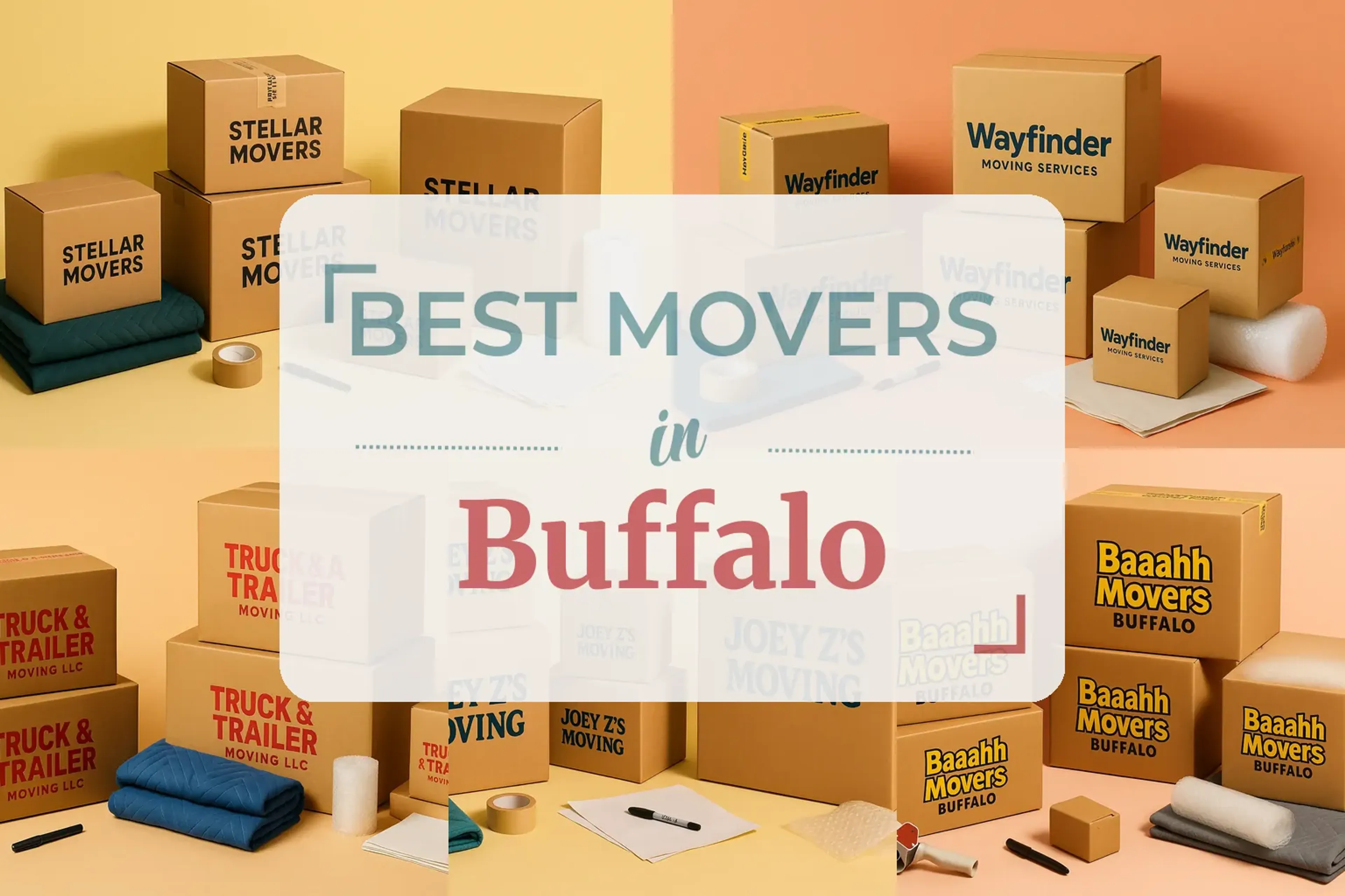 Side-by-side comparison of Buffalo moving companies
