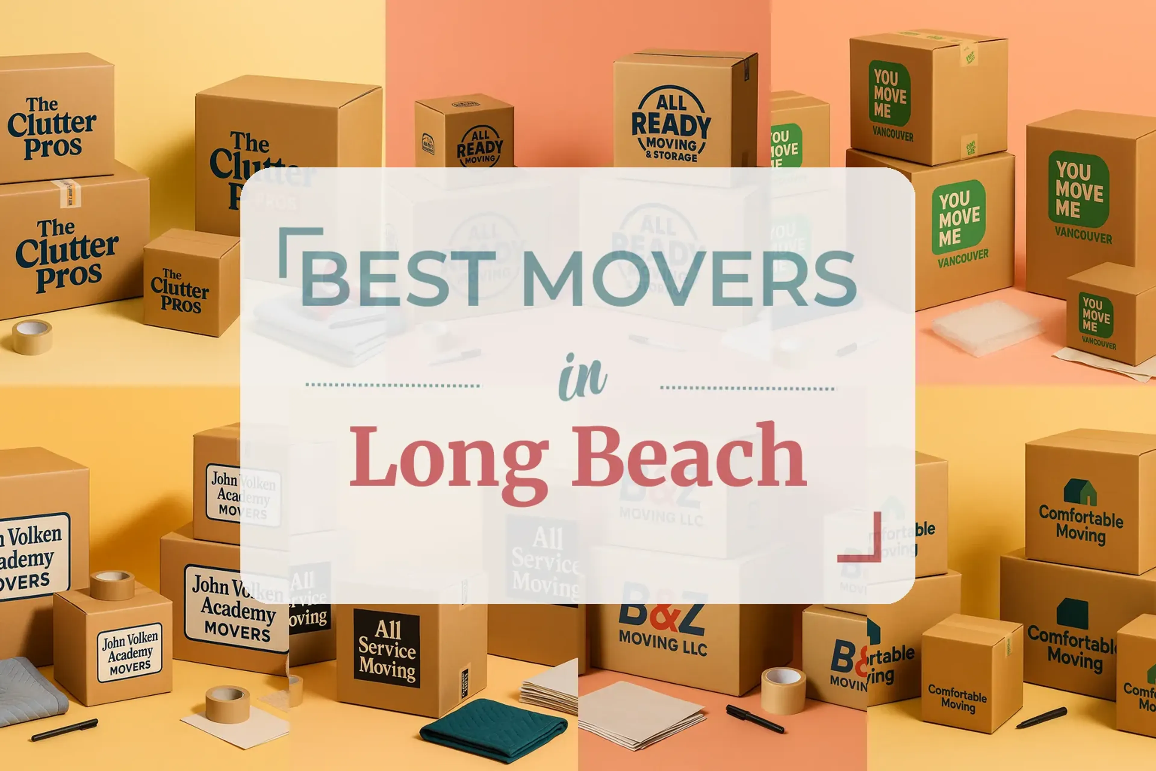 Side-by-side comparison of Long Beach moving companies