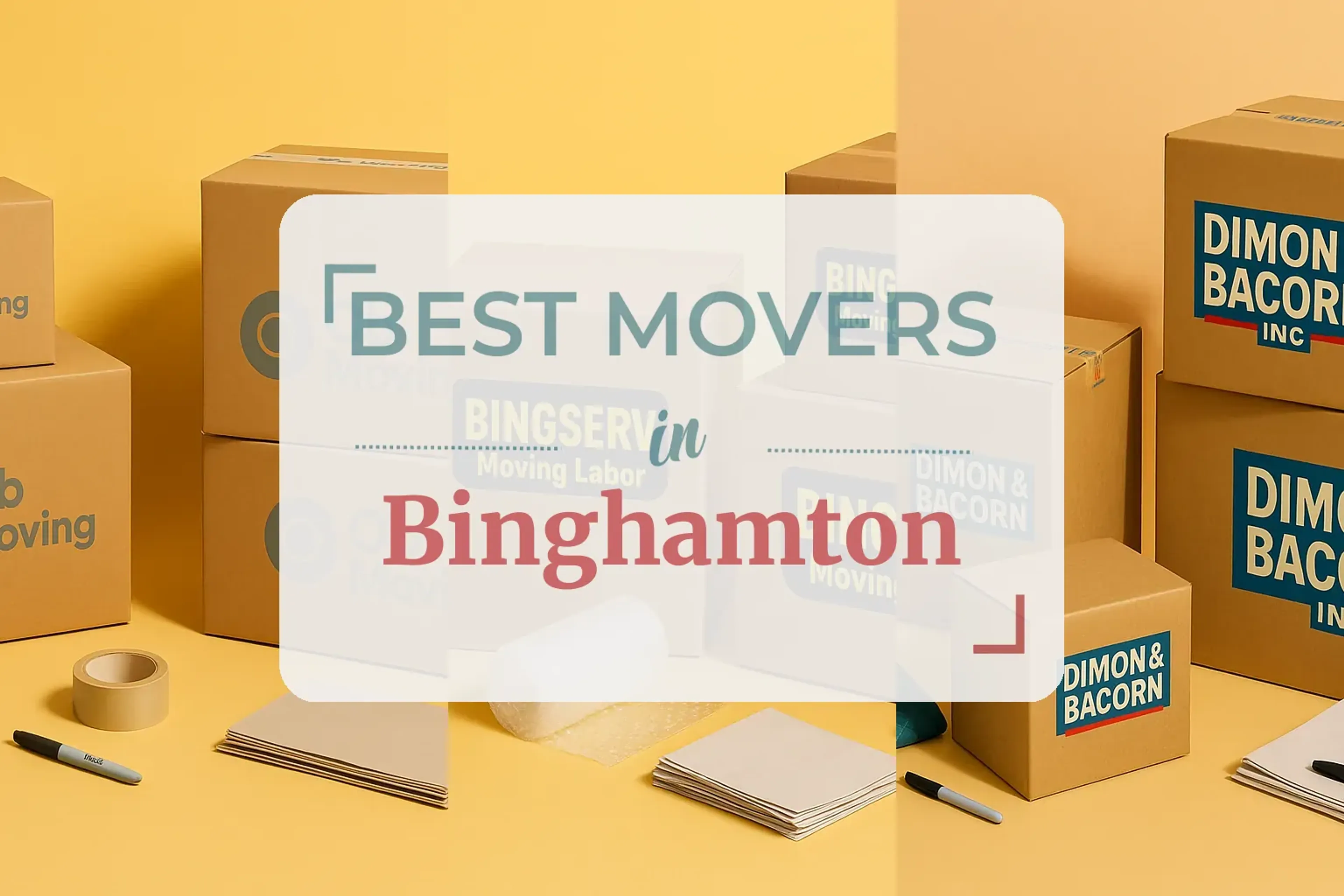 Side-by-side comparison of Binghamton moving companies