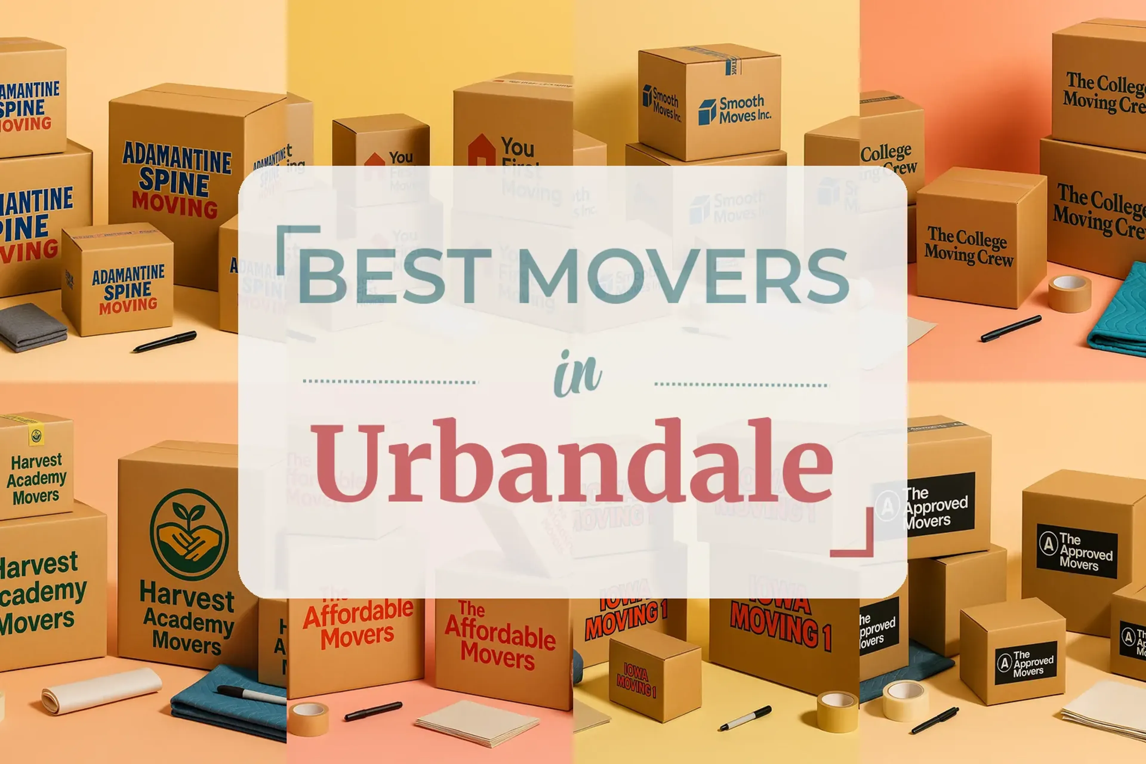 Side-by-side comparison of Urbandale moving companies