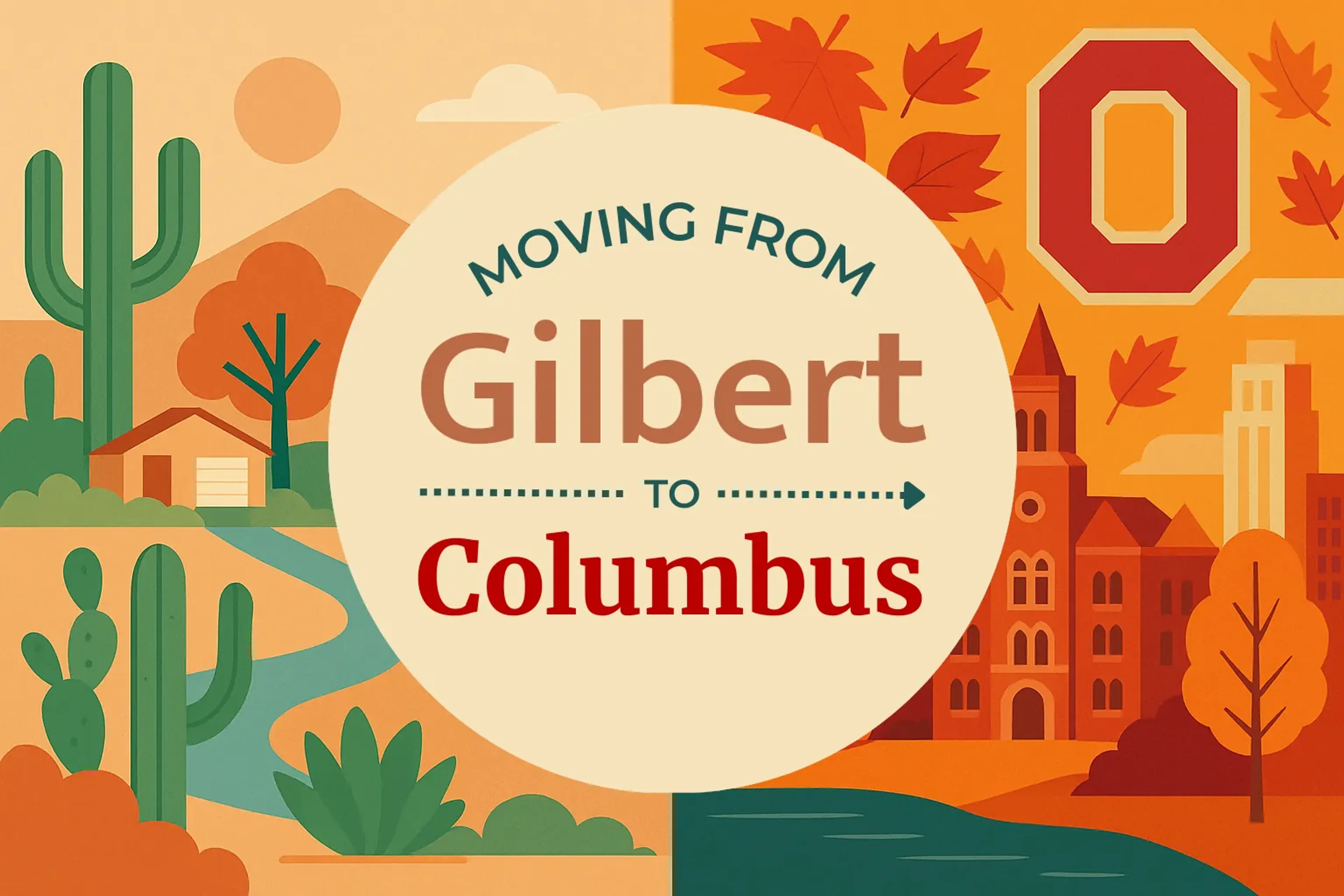 Side-by-side comparison of Gilbert to Columbus moving companies