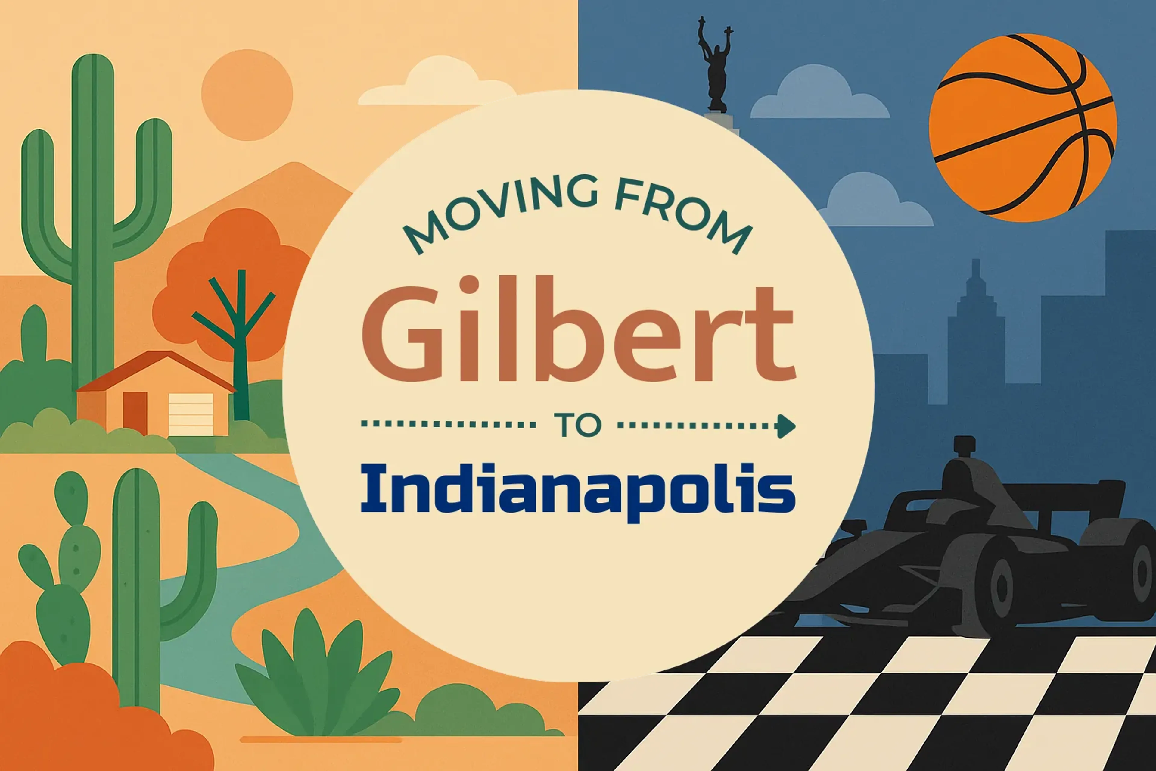Side-by-side comparison of Gilbert to Indianapolis moving companies