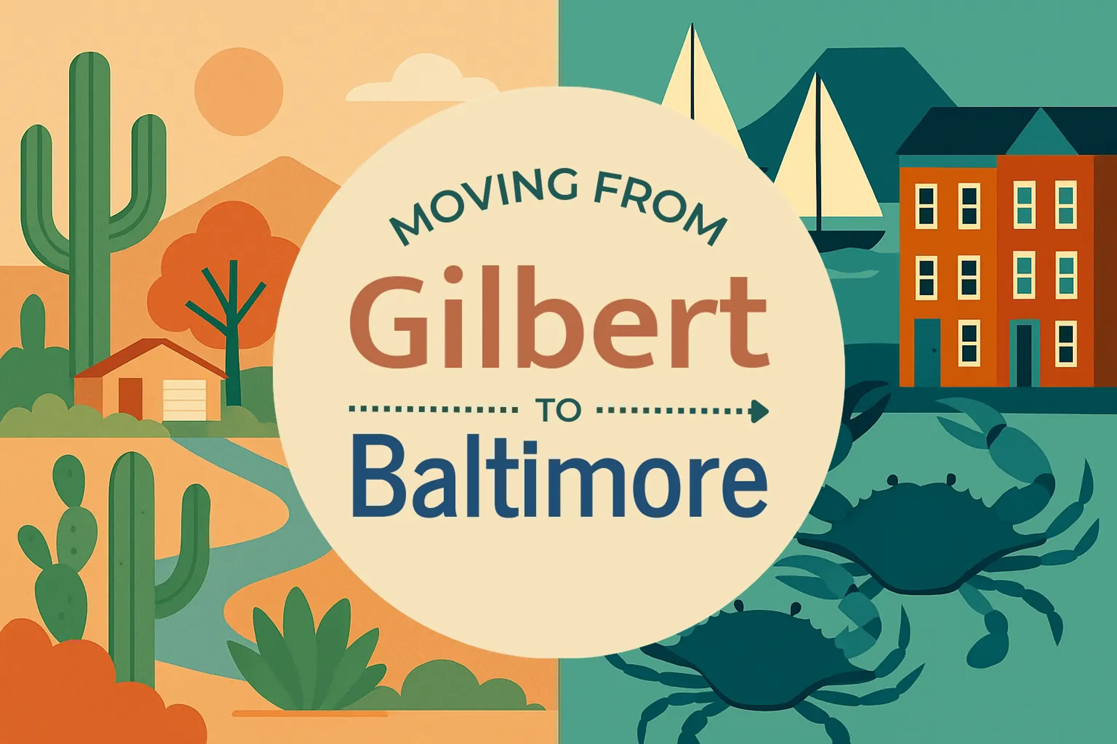 Side-by-side comparison of Gilbert to Baltimore moving companies