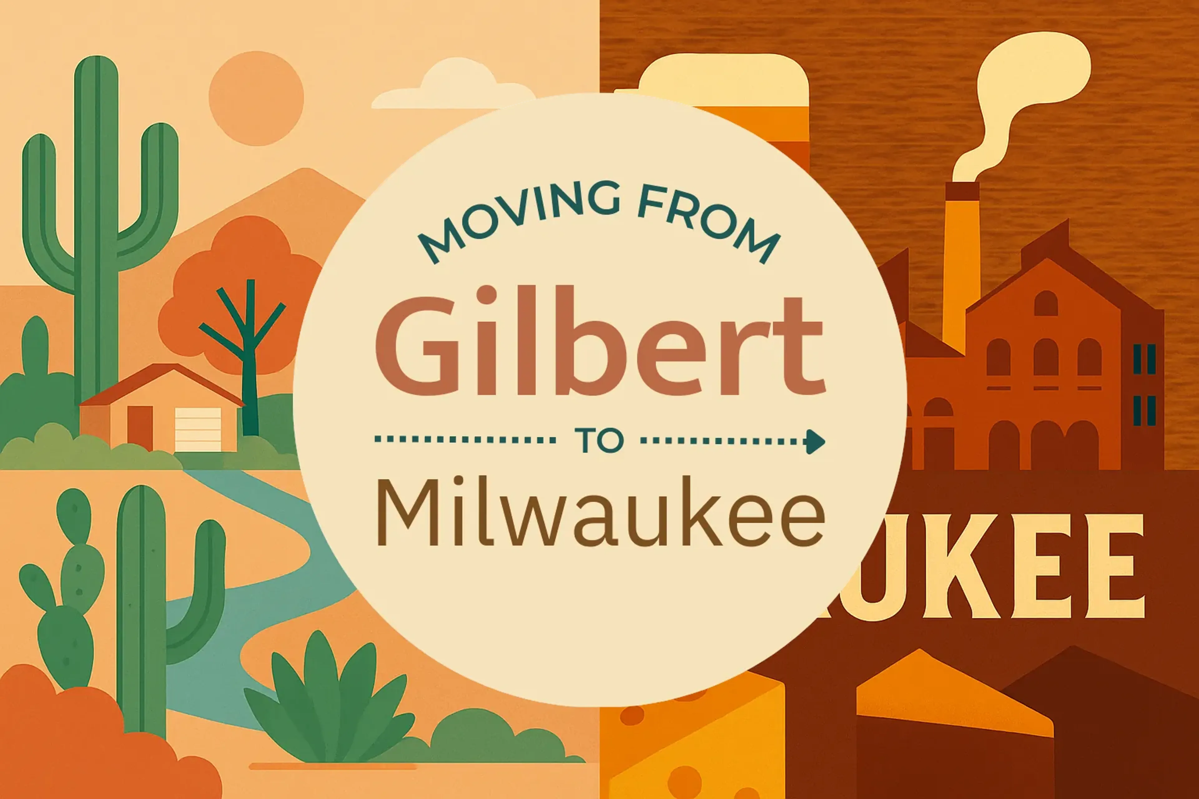 Side-by-side comparison of Gilbert to Milwaukee moving companies