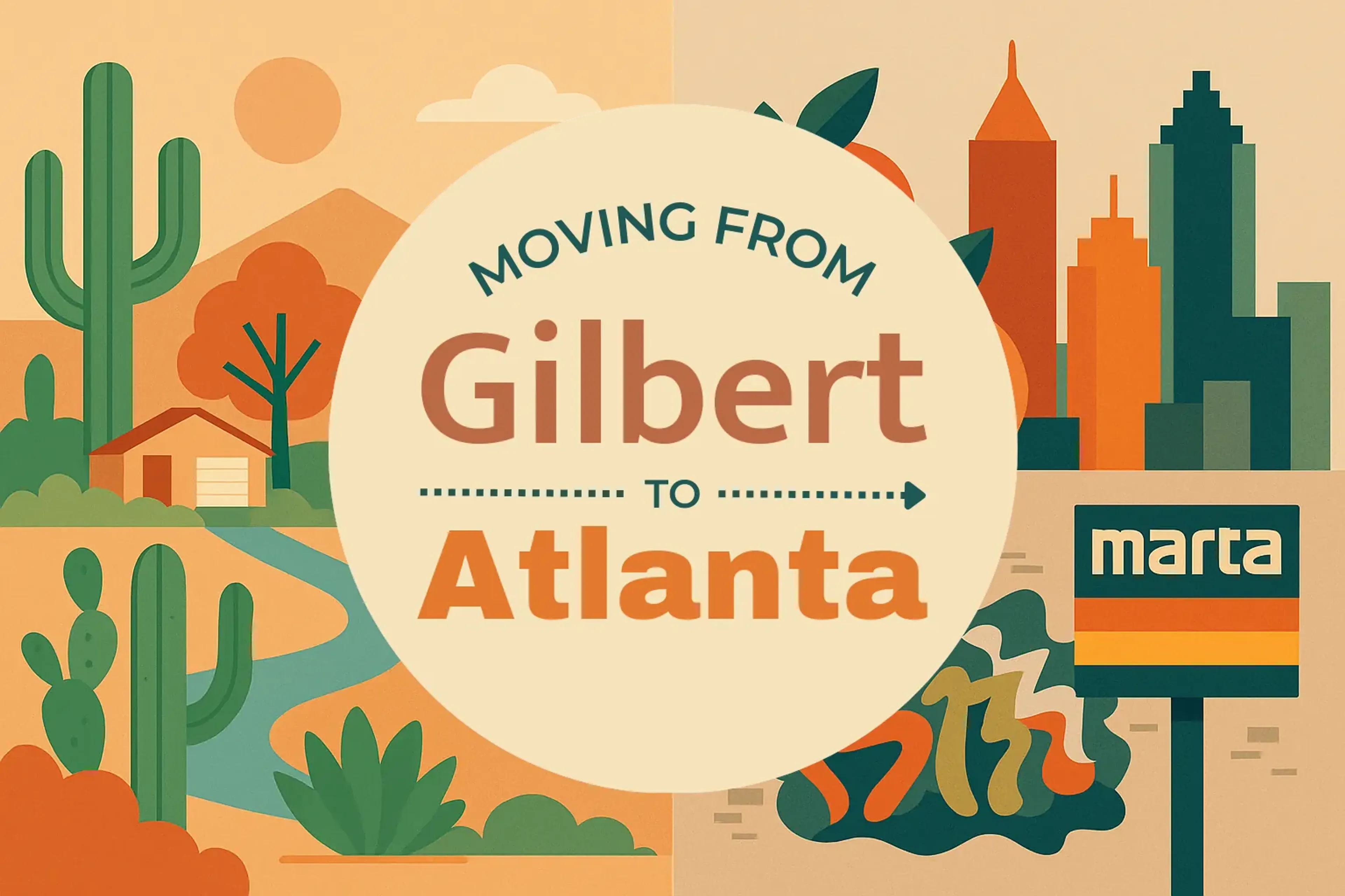 Side-by-side comparison of Gilbert to Atlanta moving companies