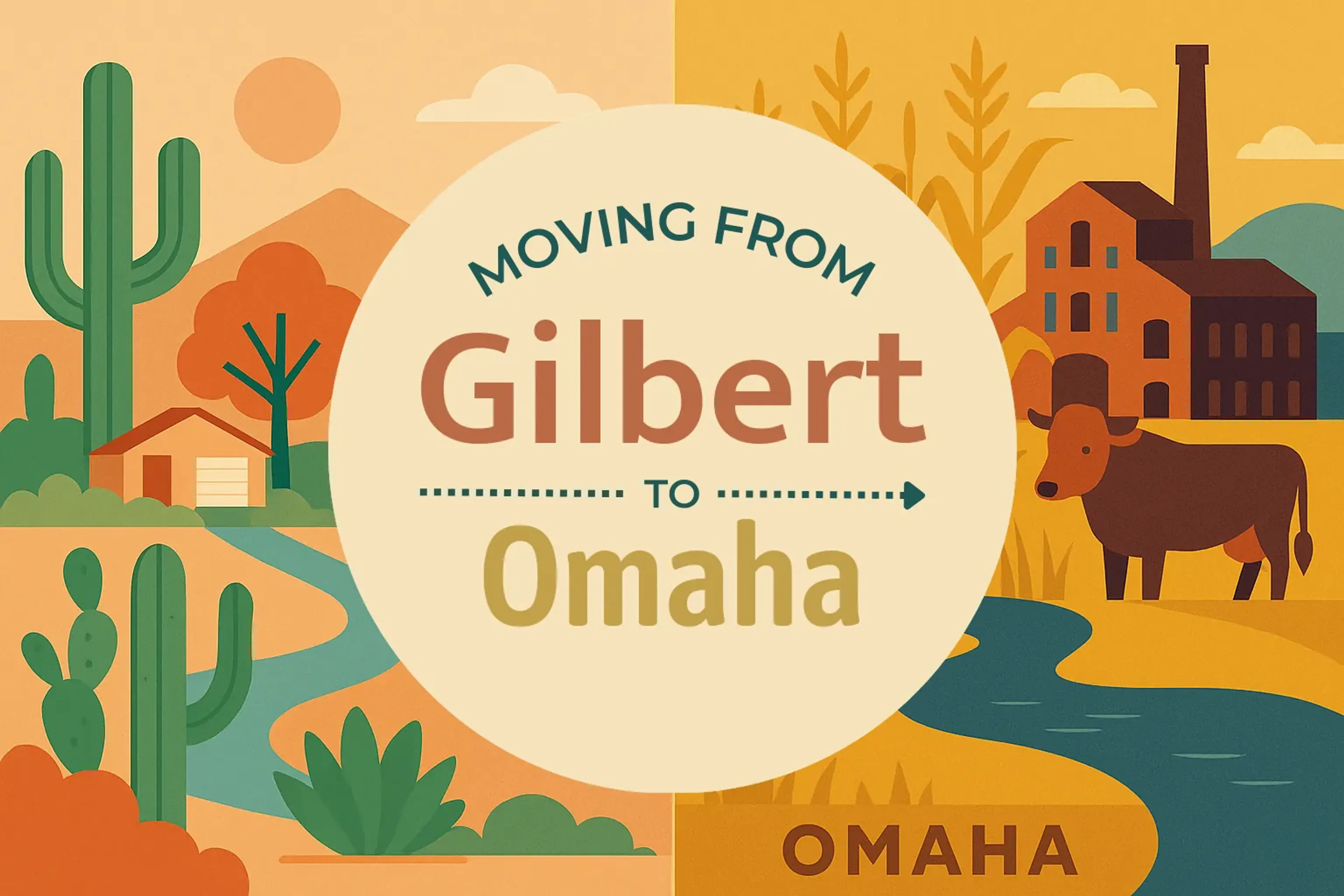 Side-by-side comparison of Gilbert to Omaha moving companies