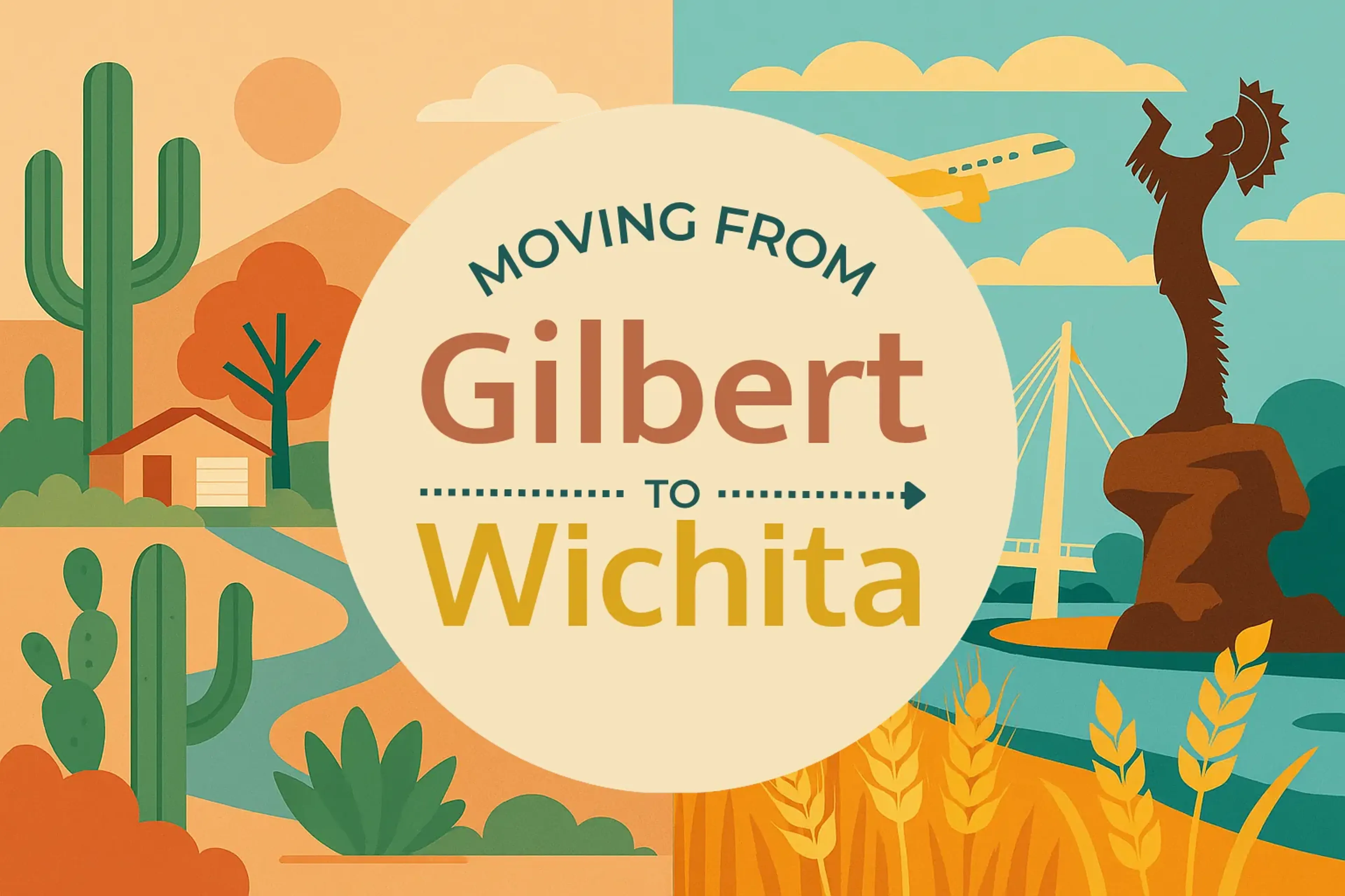Side-by-side comparison of Gilbert to Wichita moving companies