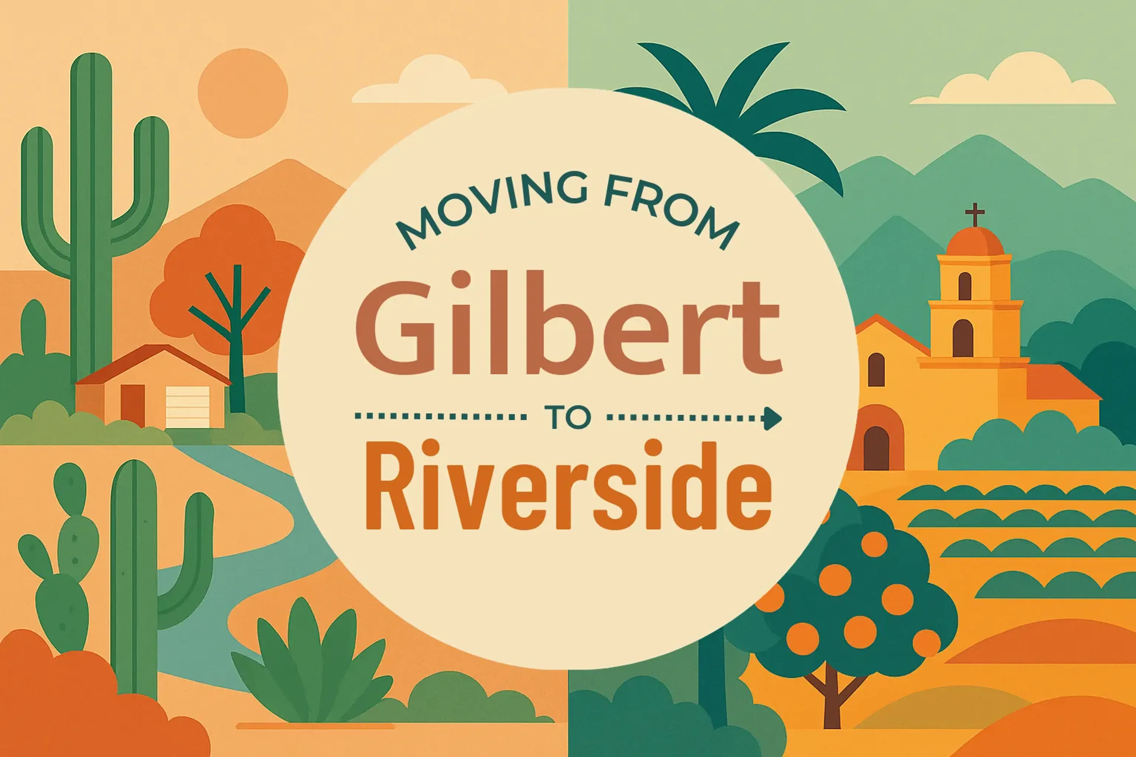 Side-by-side comparison of Gilbert to Riverside moving companies