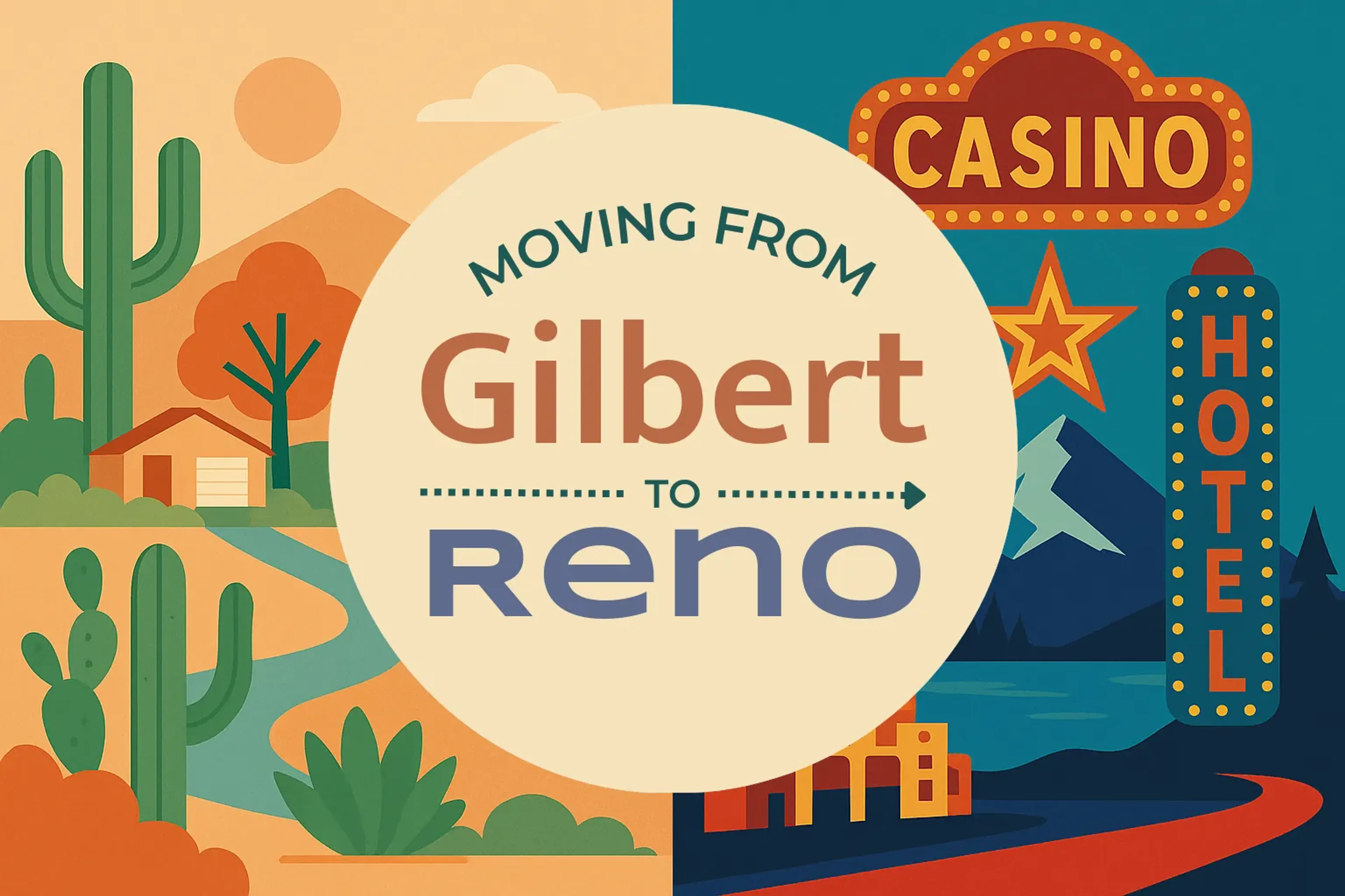 Side-by-side comparison of Gilbert to Reno moving companies