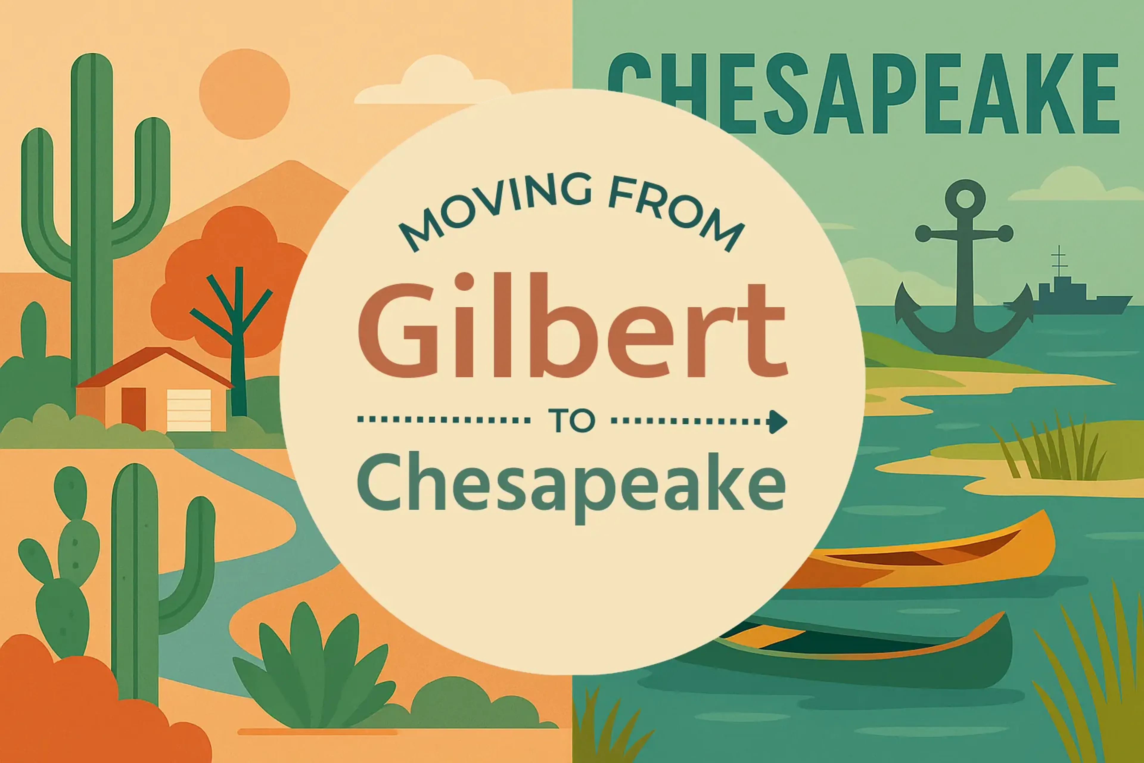 Side-by-side comparison of Gilbert to Chesapeake moving companies