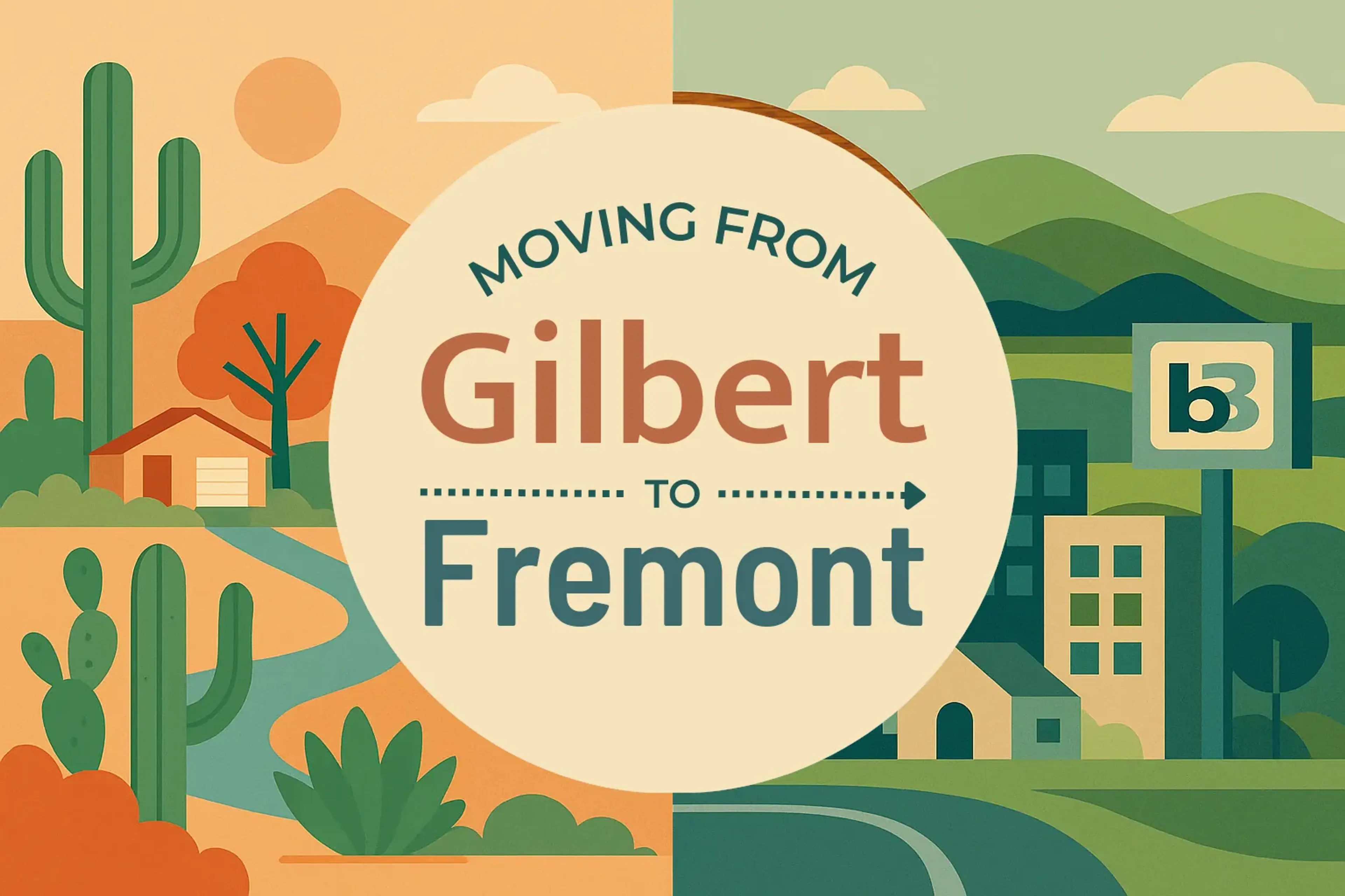 Side-by-side comparison of Gilbert to Fremont moving companies