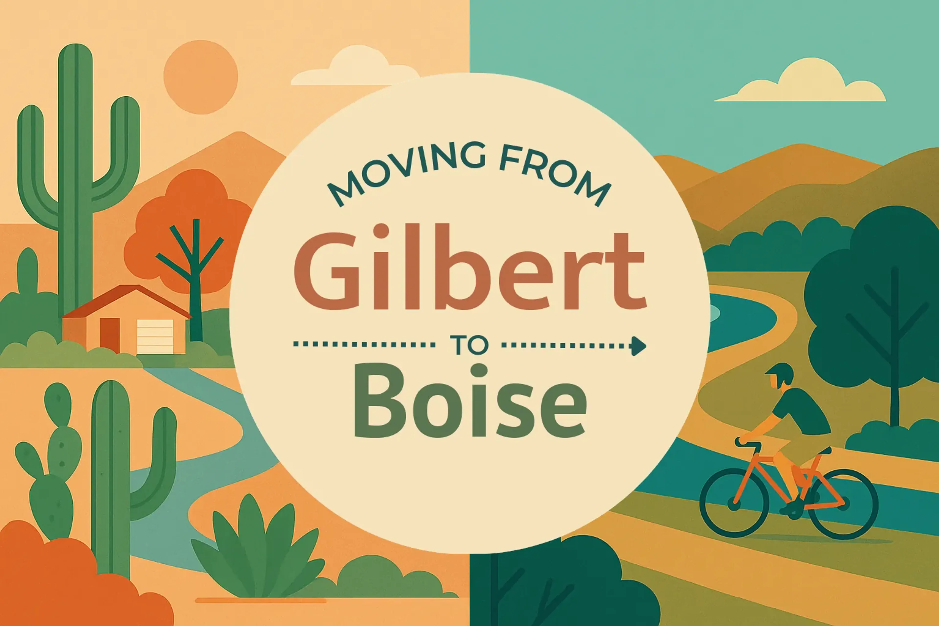 Side-by-side comparison of Gilbert to Boise moving companies