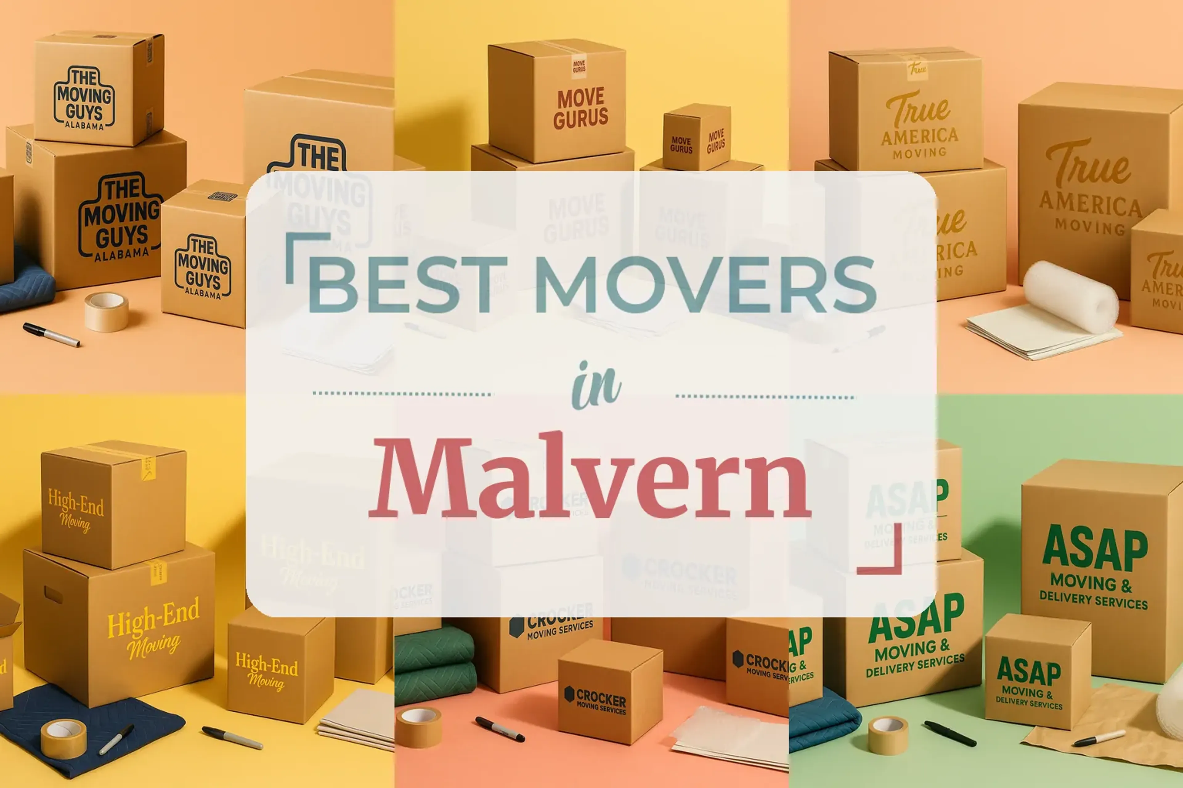 Side-by-side comparison of Malvern moving companies