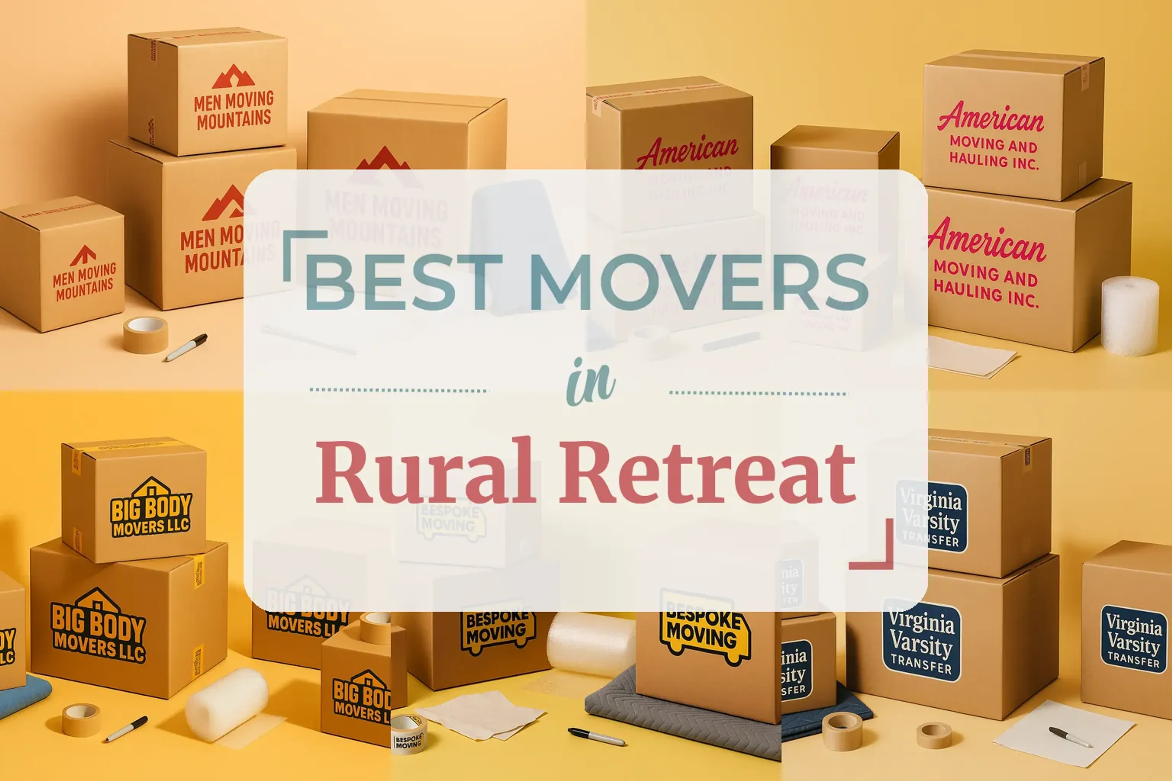 Side-by-side comparison of Rural Retreat moving companies