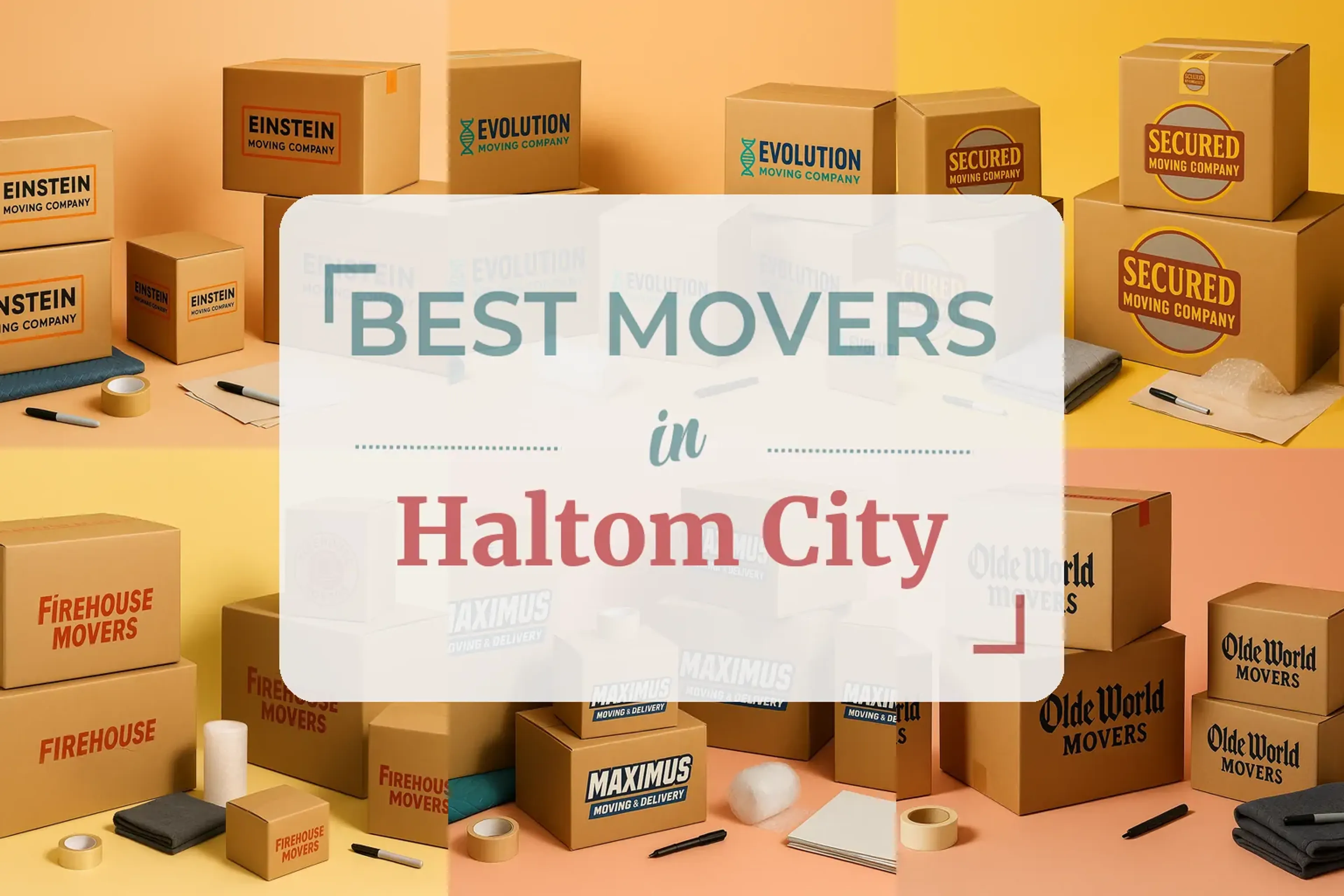 Side-by-side comparison of Haltom City moving companies