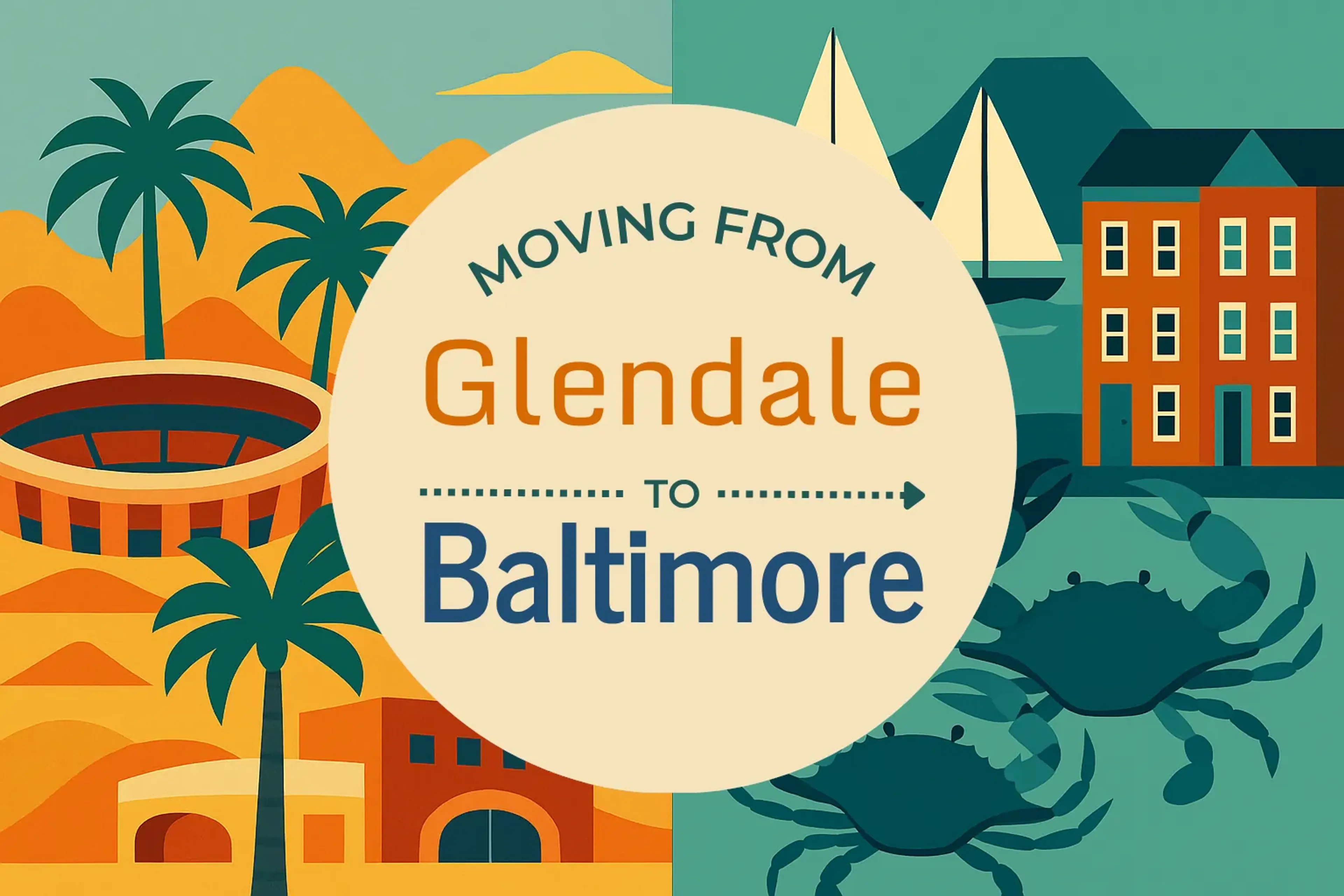 Side-by-side comparison of Glendale to Baltimore moving companies
