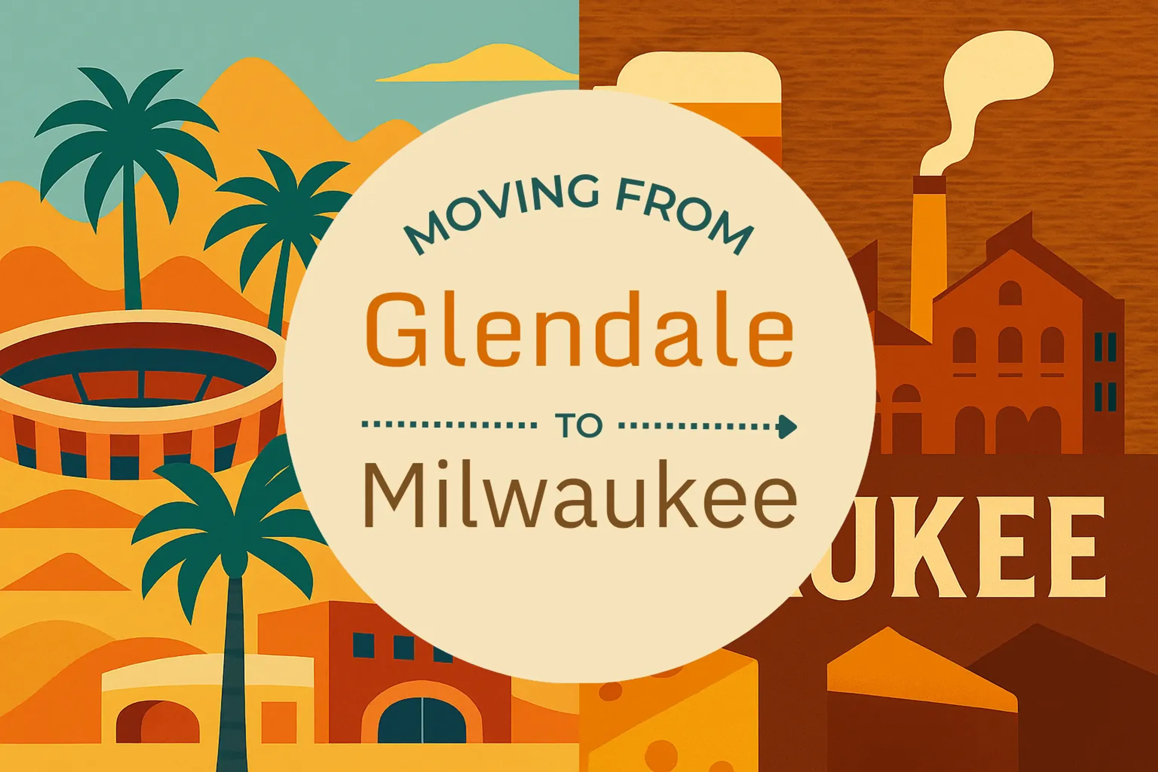 Side-by-side comparison of Glendale to Milwaukee moving companies