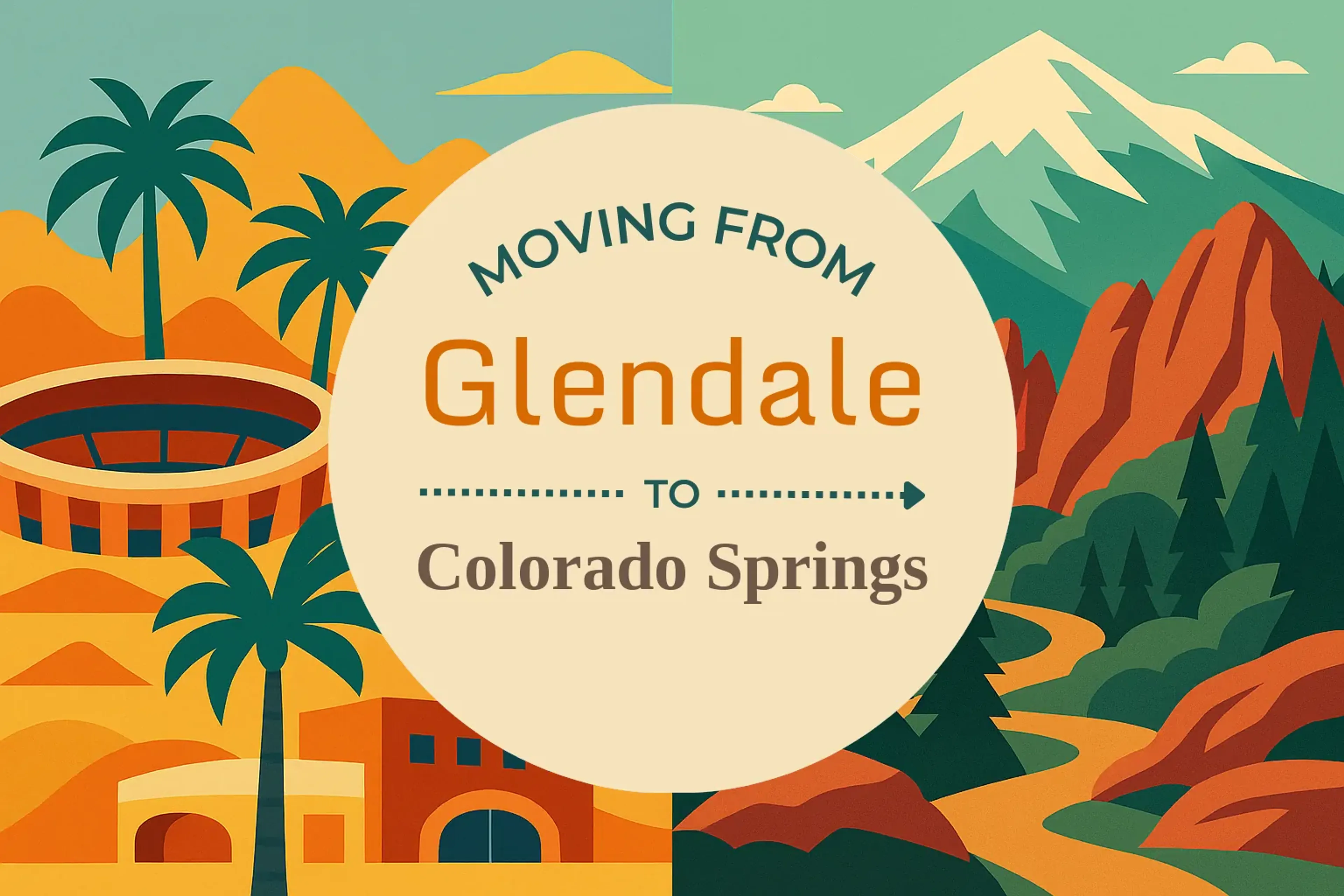 Side-by-side comparison of Glendale to Colorado Springs moving companies