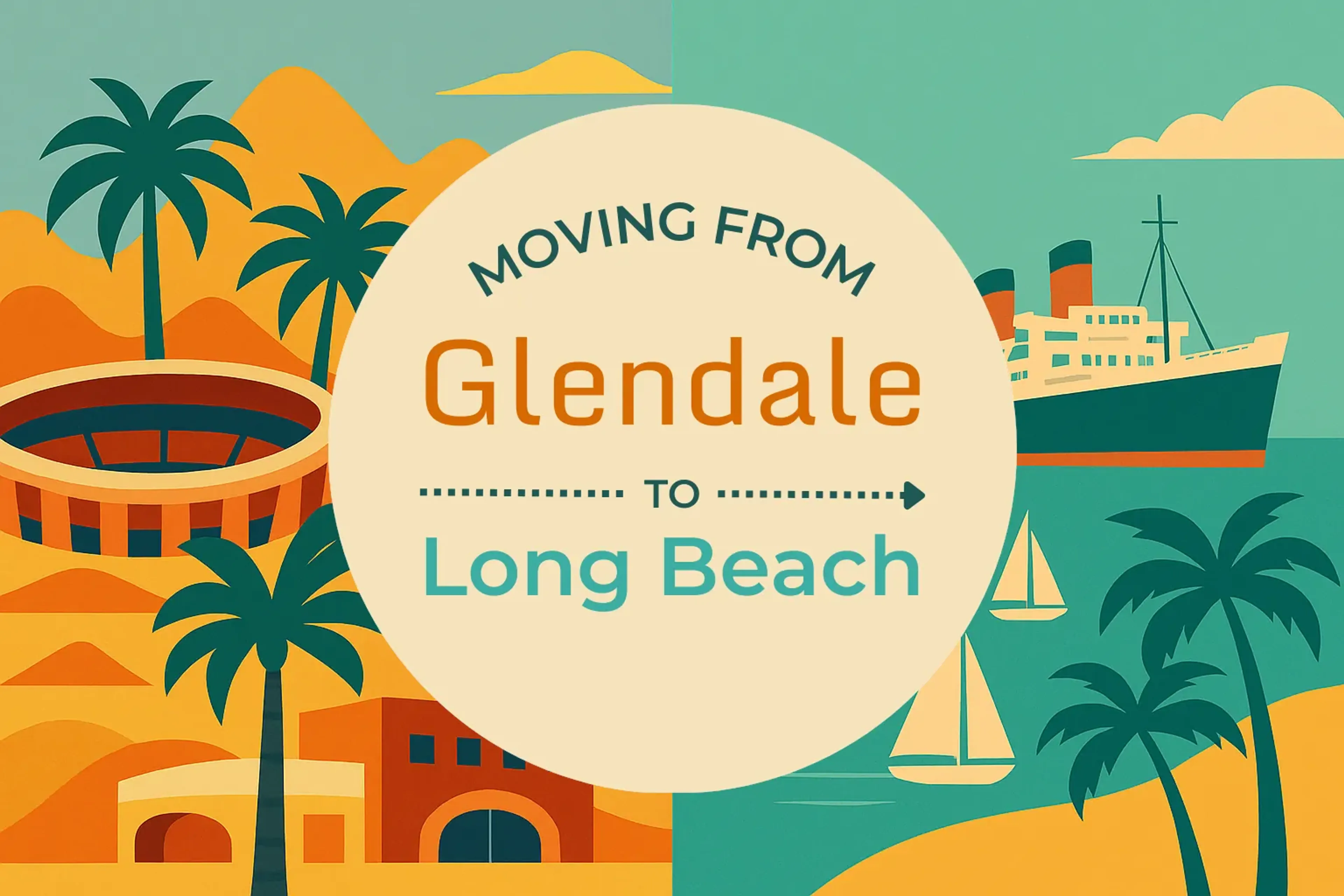 Side-by-side comparison of Glendale to Long Beach moving companies