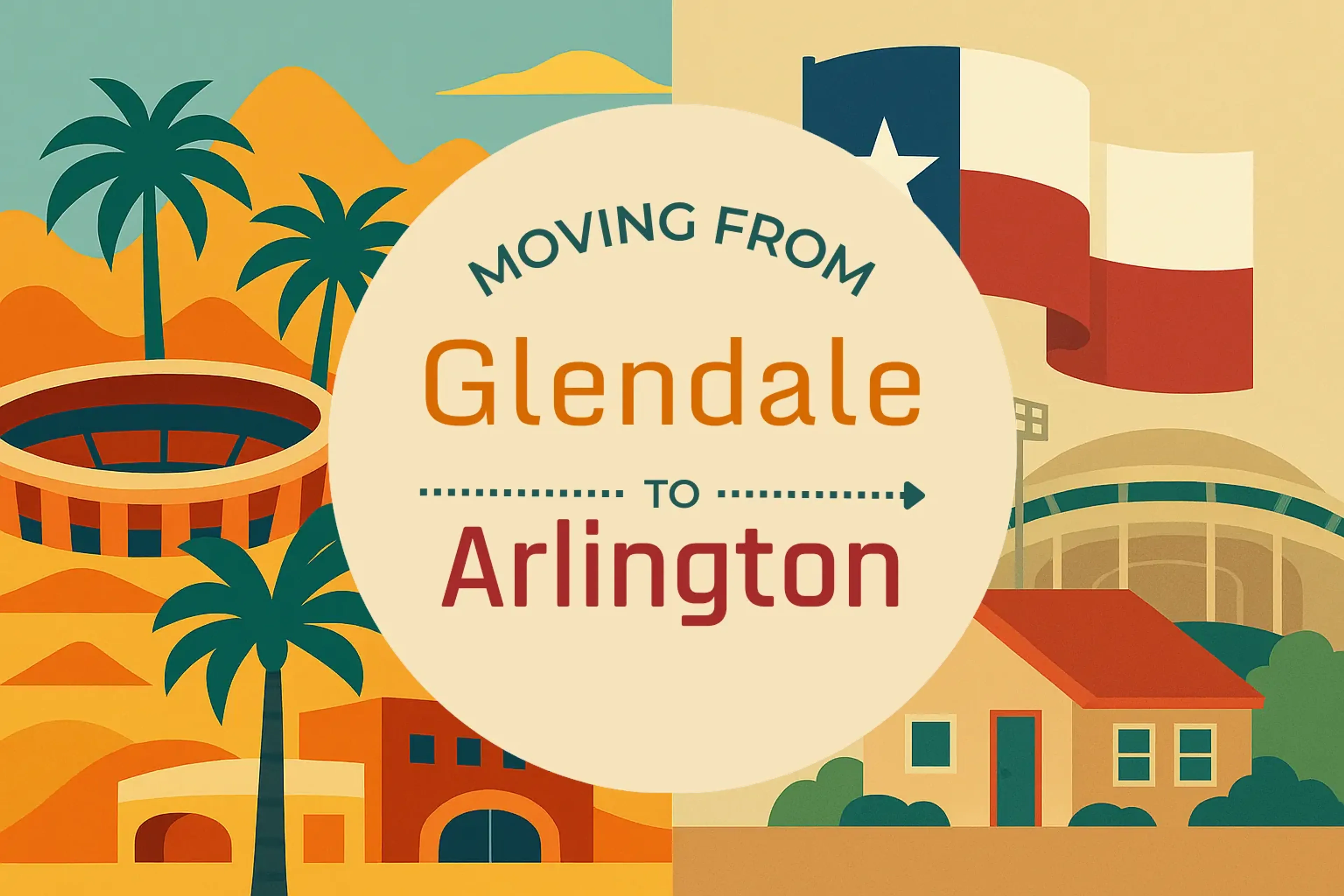 Side-by-side comparison of Glendale to Arlington moving companies