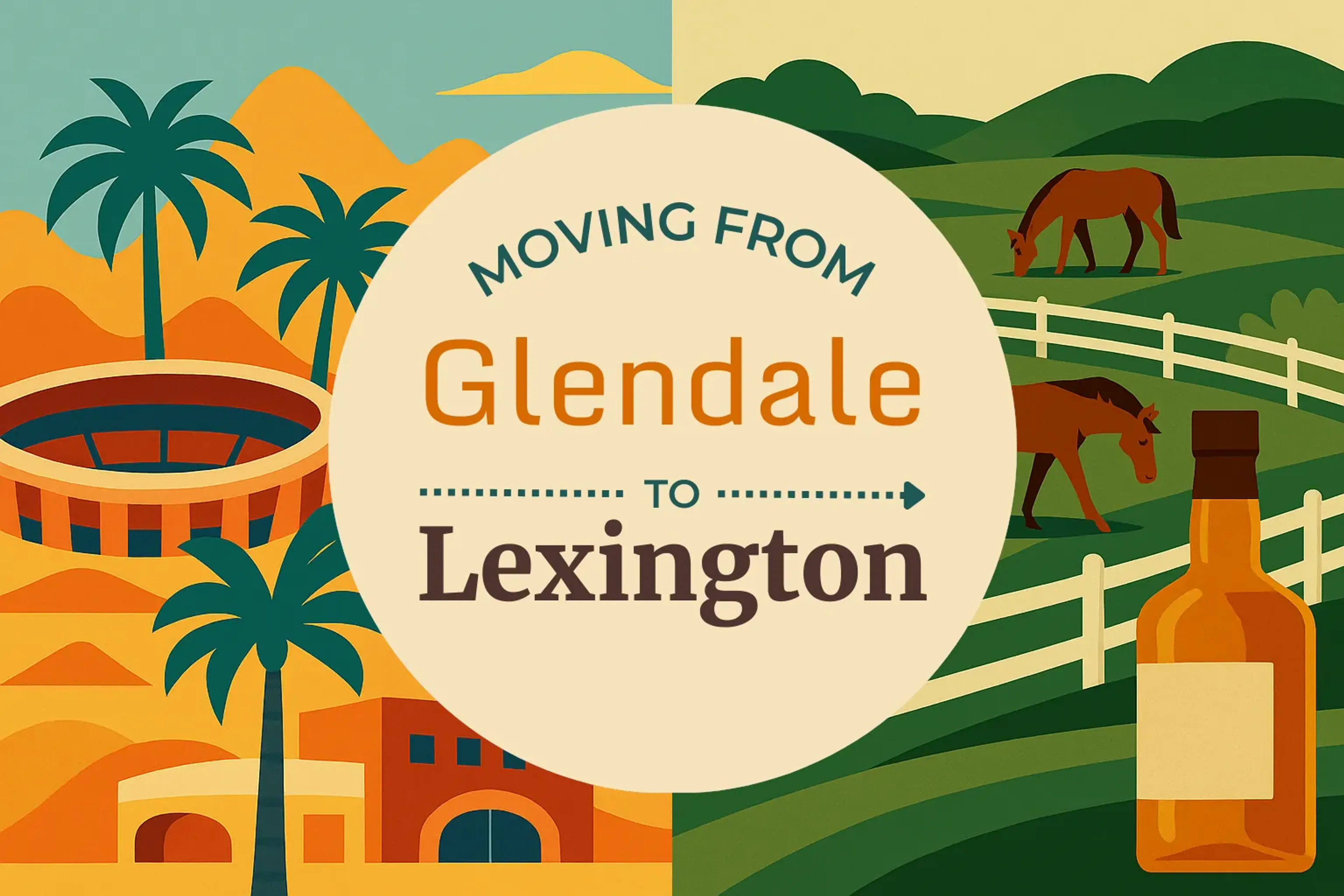 Side-by-side comparison of Glendale to Lexington moving companies