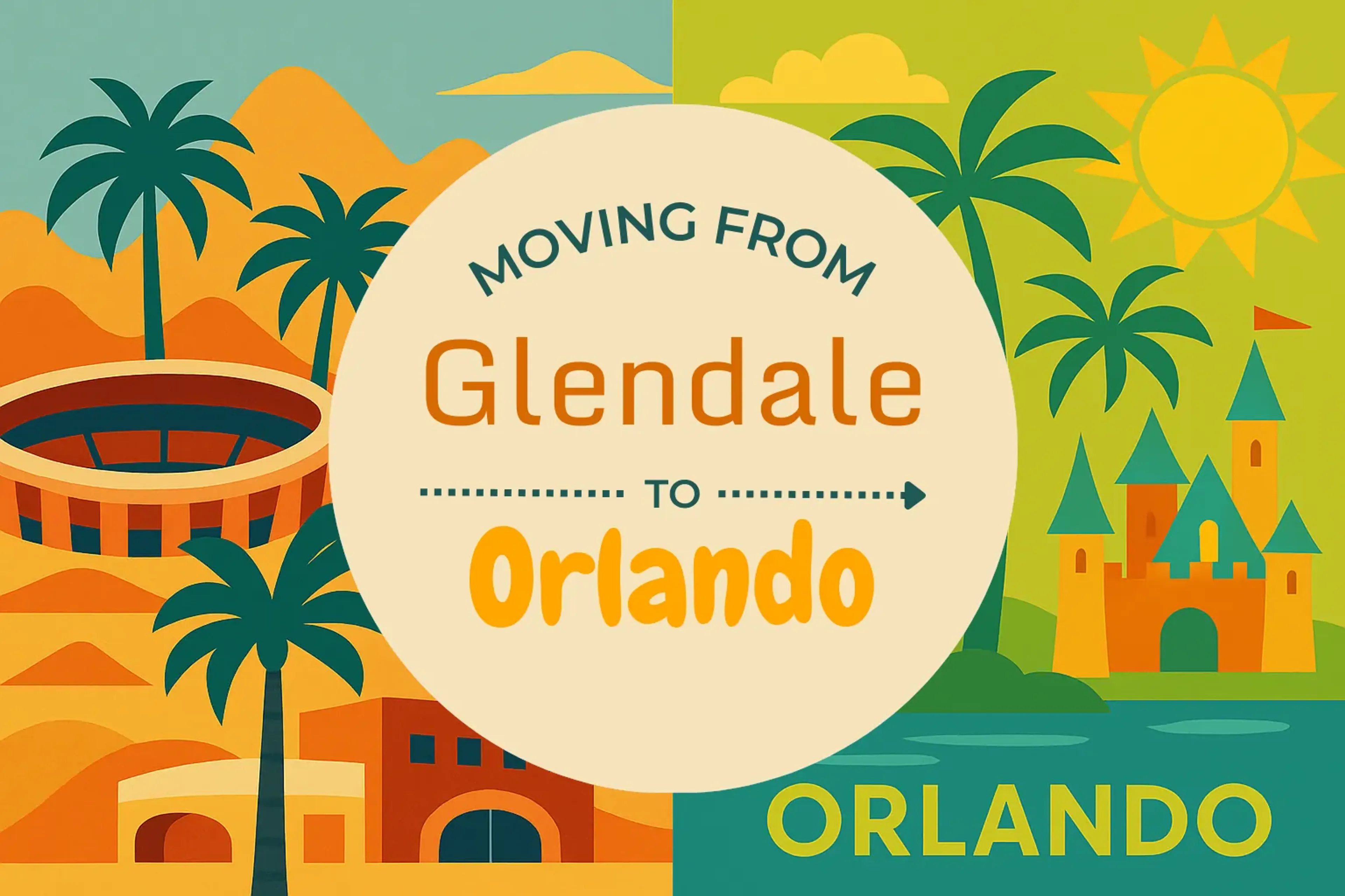 Side-by-side comparison of Glendale to Orlando moving companies