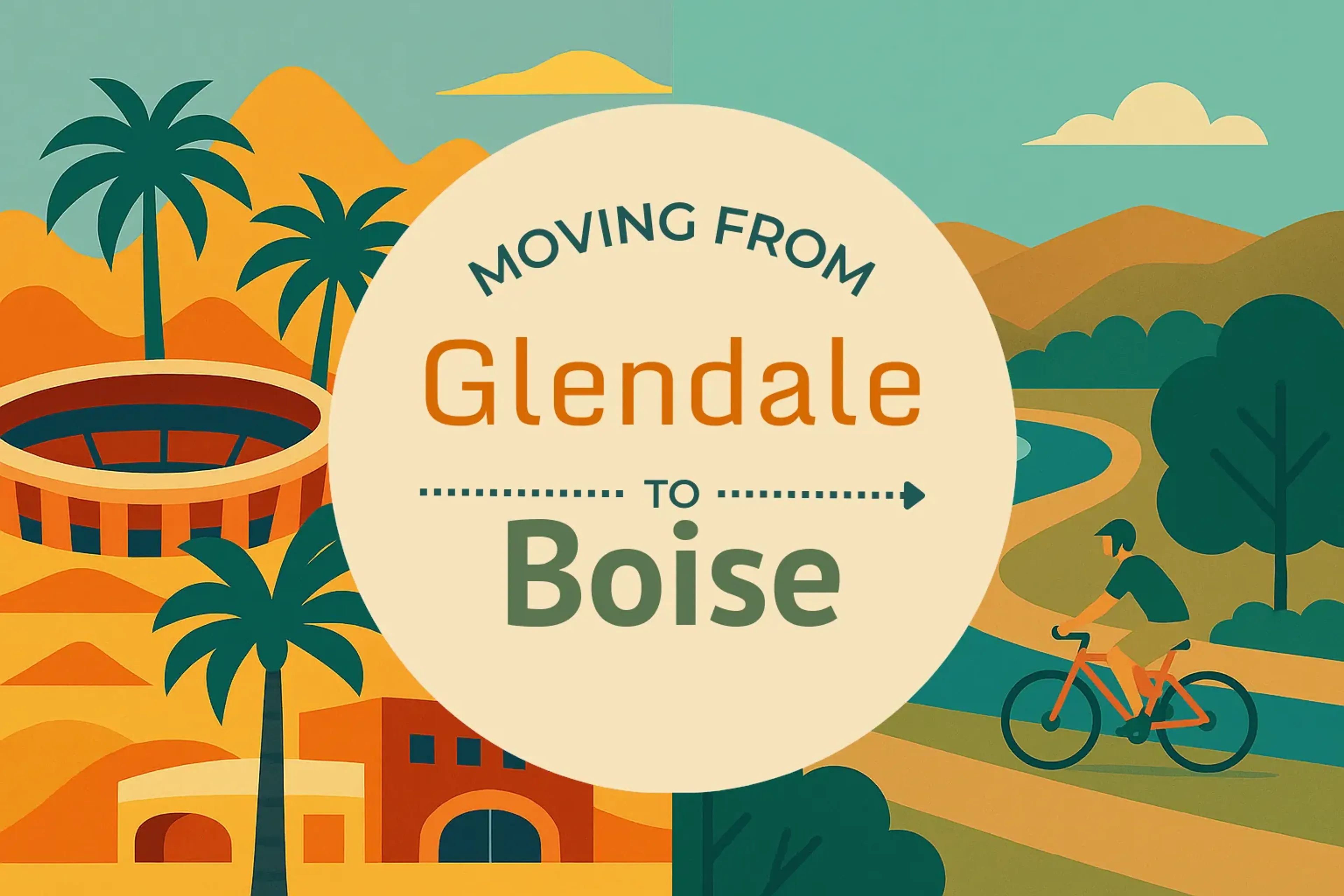 Side-by-side comparison of Glendale to Boise moving companies