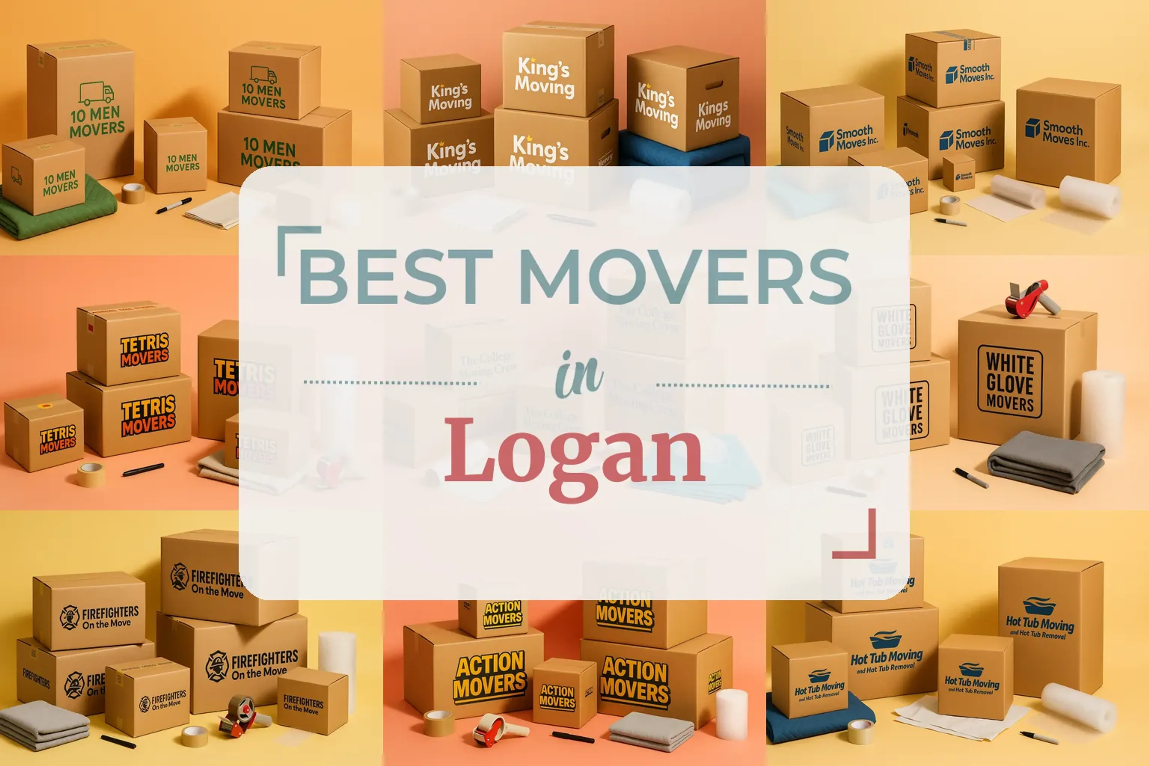 Side-by-side comparison of Logan moving companies
