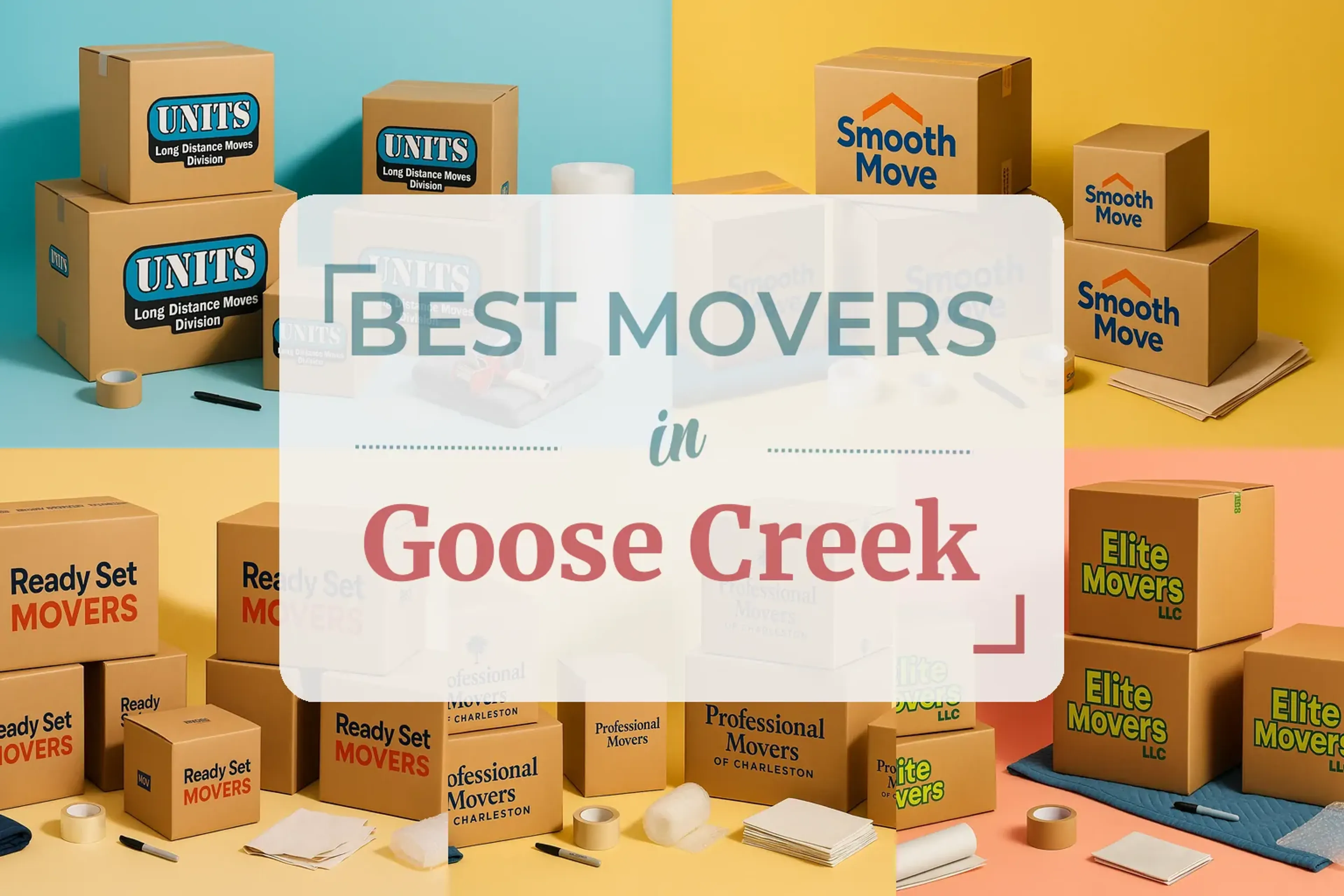 Side-by-side comparison of Goose Creek moving companies