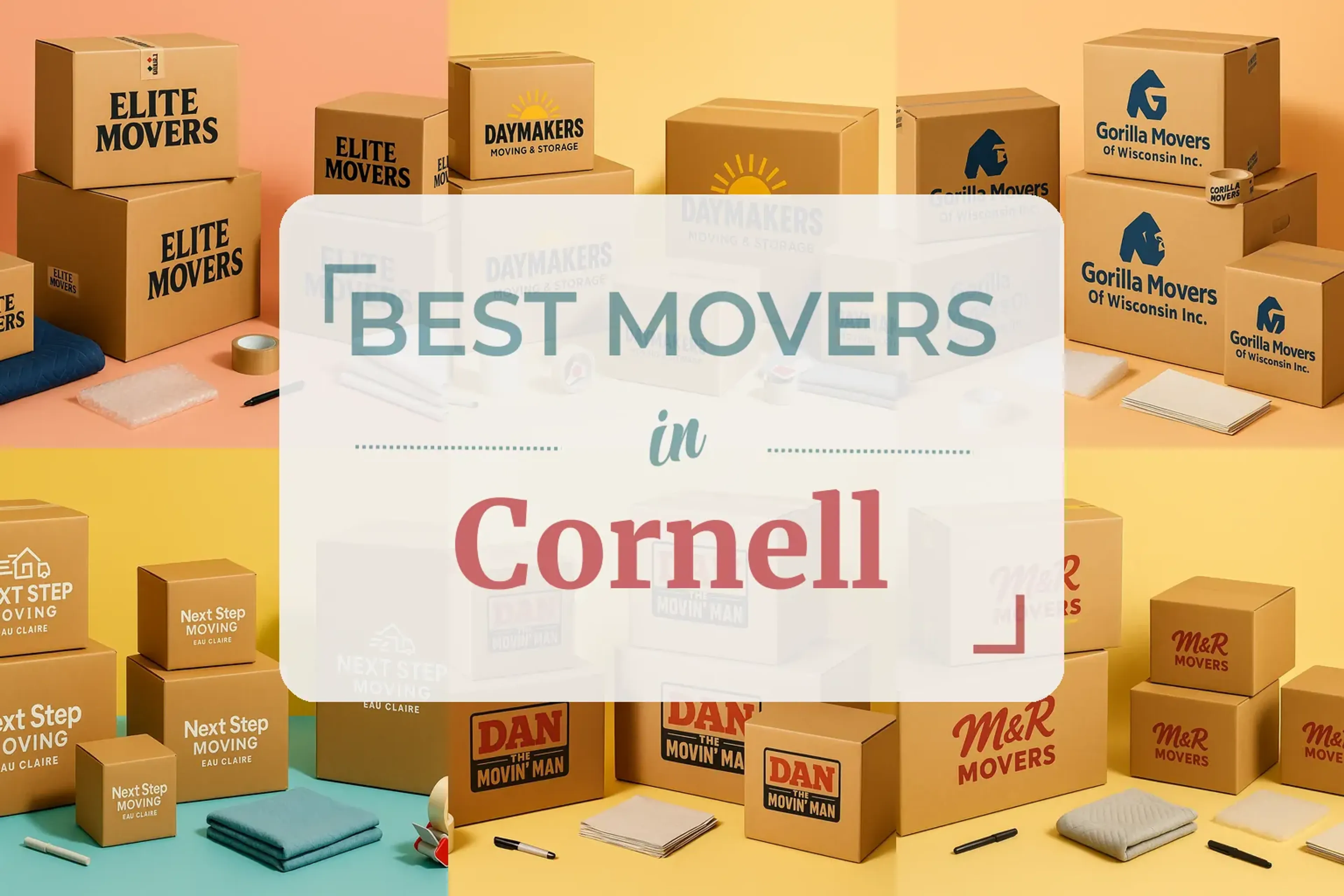 Side-by-side comparison of Cornell moving companies
